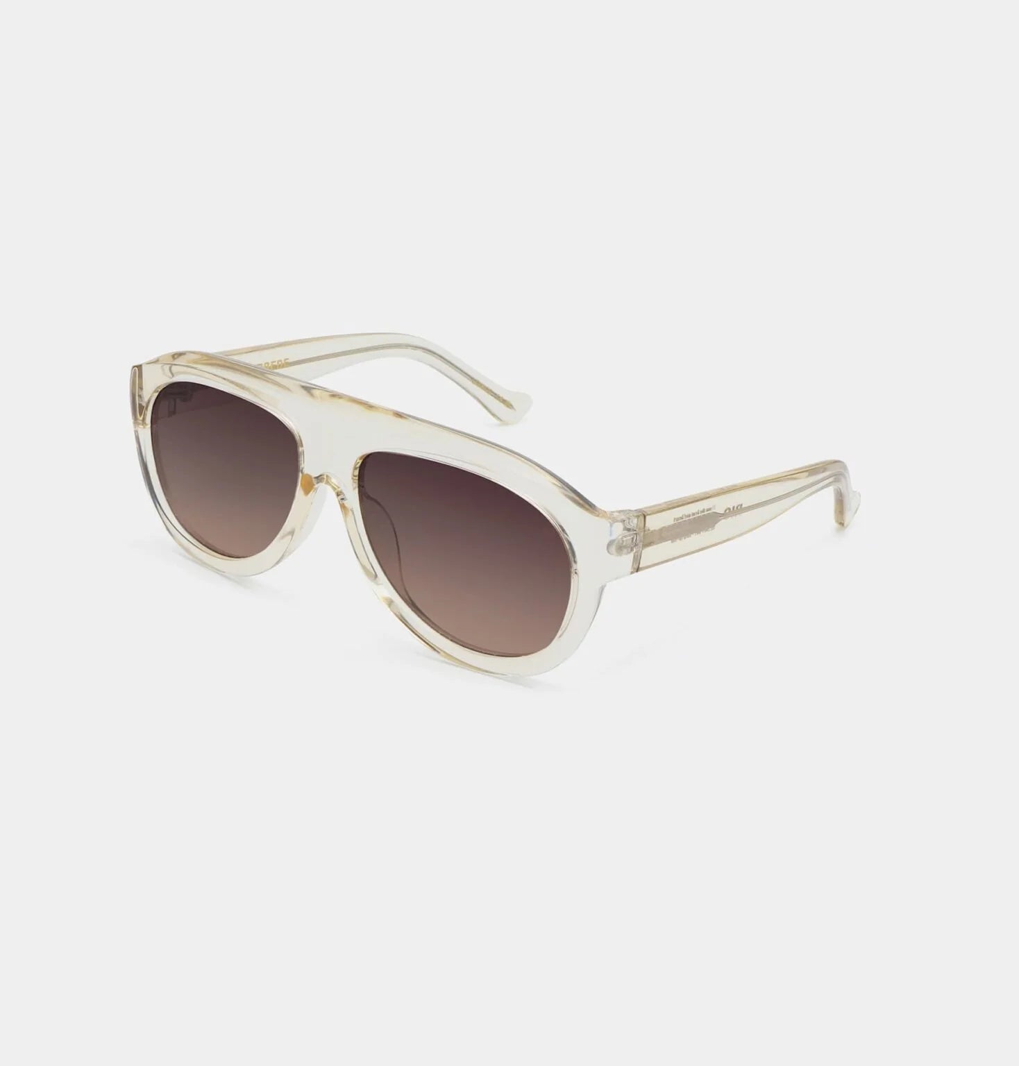 RIO - Ecru Transparent Sunglasses by A.Kjaerbede