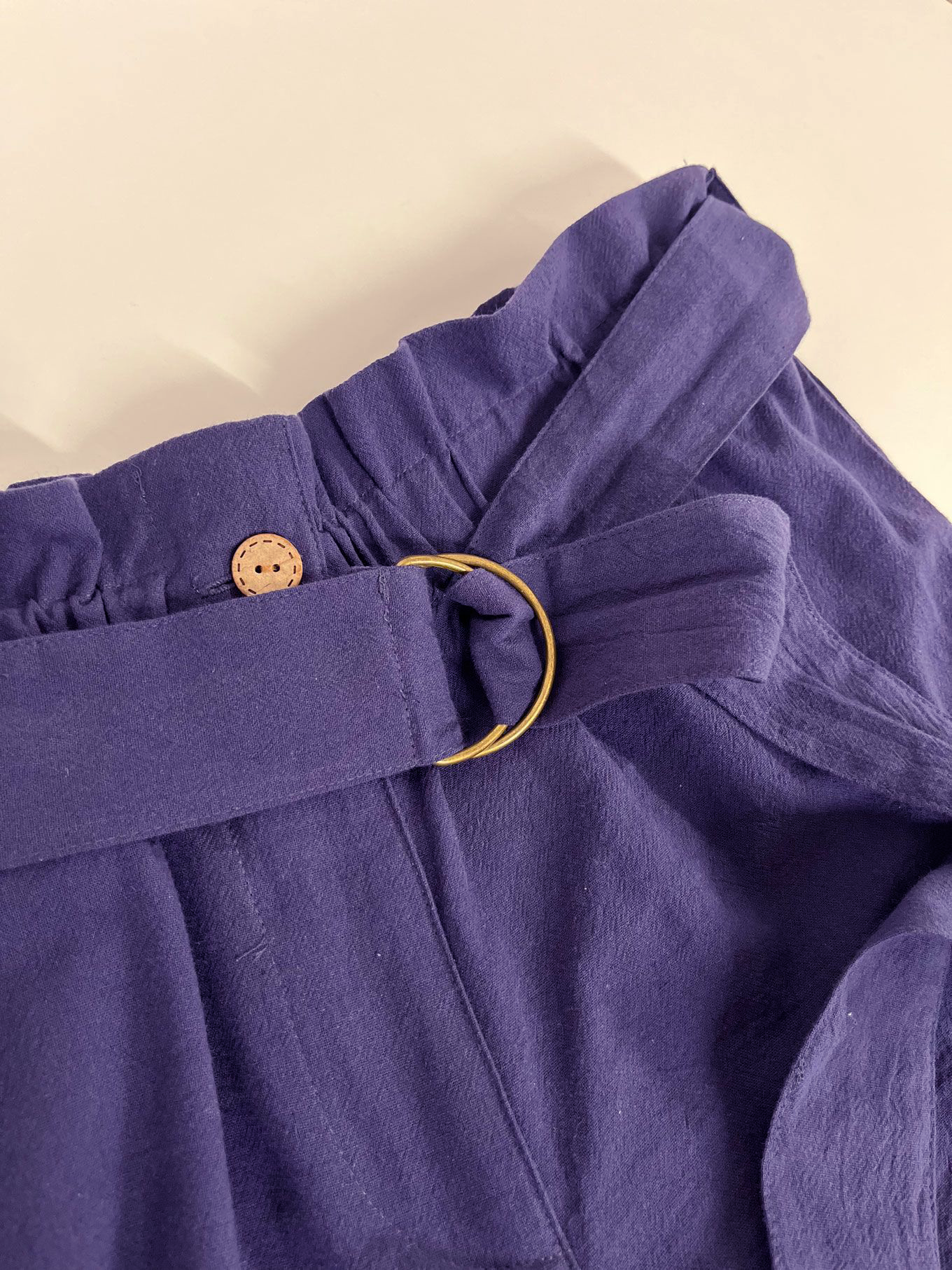 NALA - Cheesecloth Shorts - Solid Navy