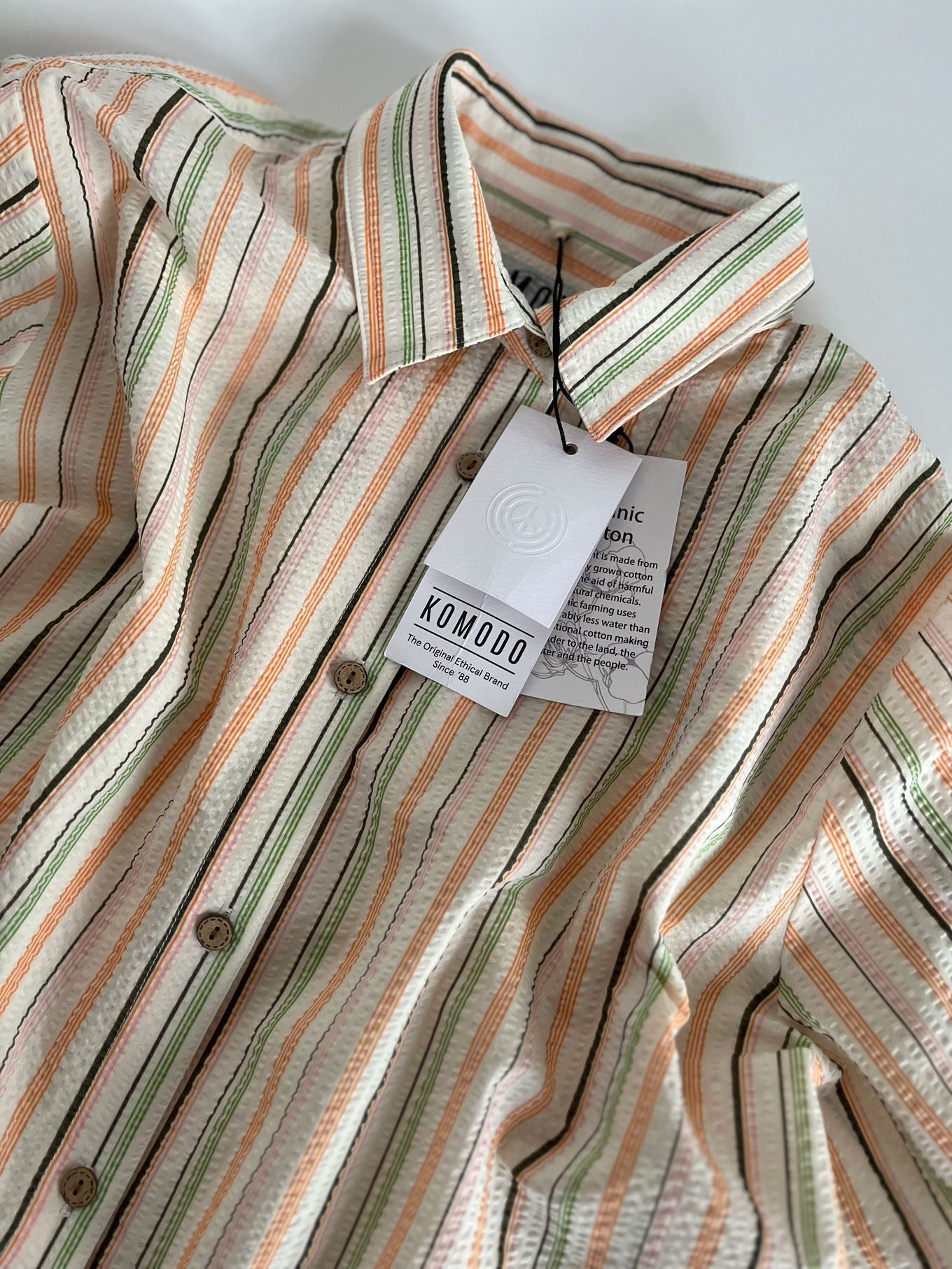 JUNGLE - Organic Cotton Shirt - Candy Stripe