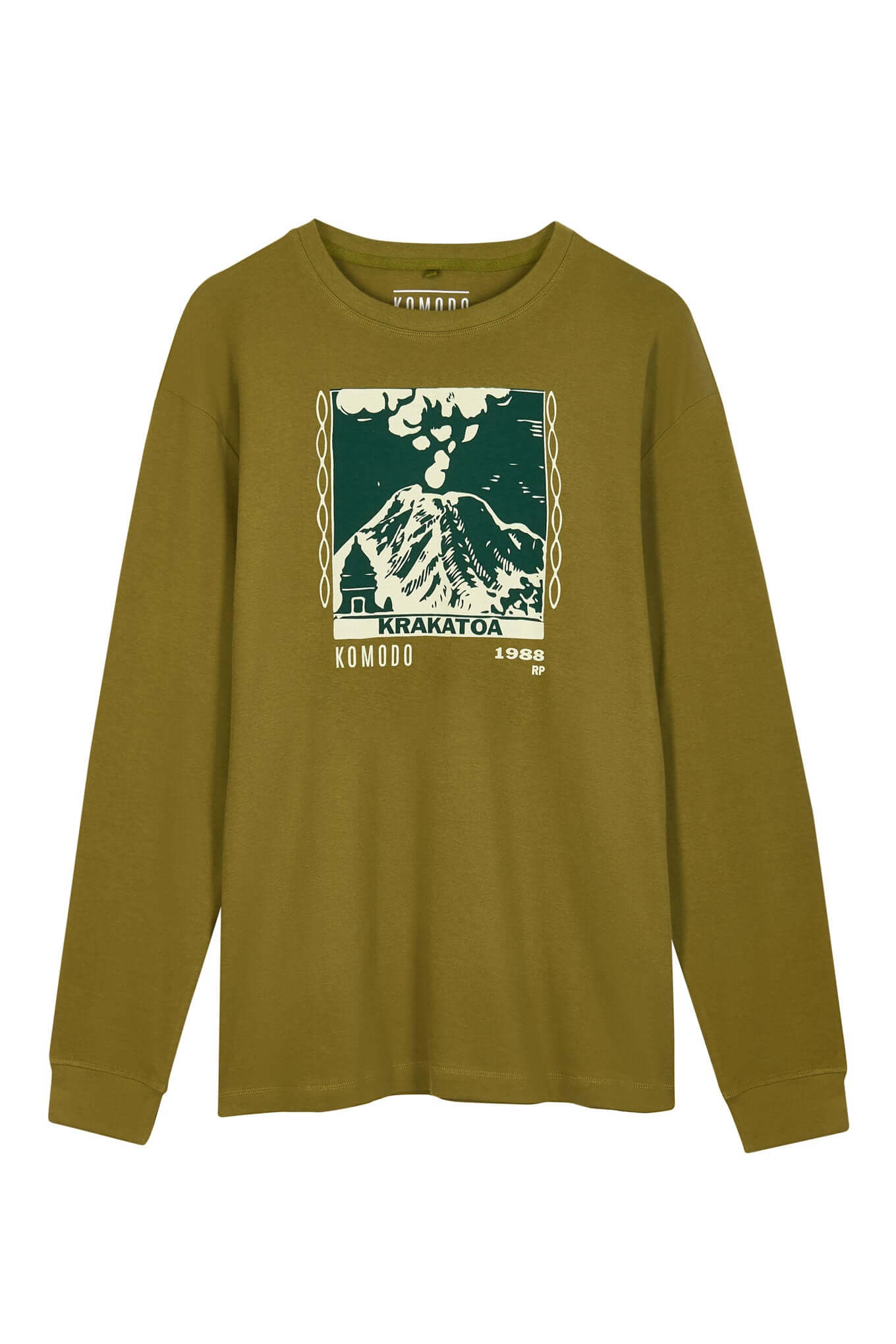 HAKON VOLCANO - Organic Cotton Tee Olive