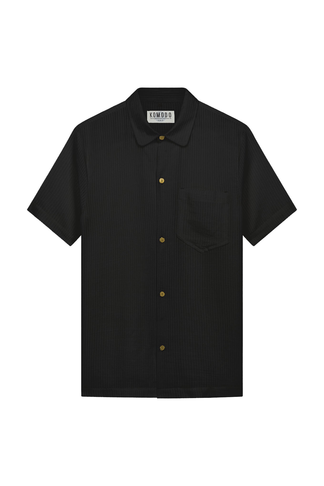 SPINDRIFT Corn Fabric Shirt - Black
