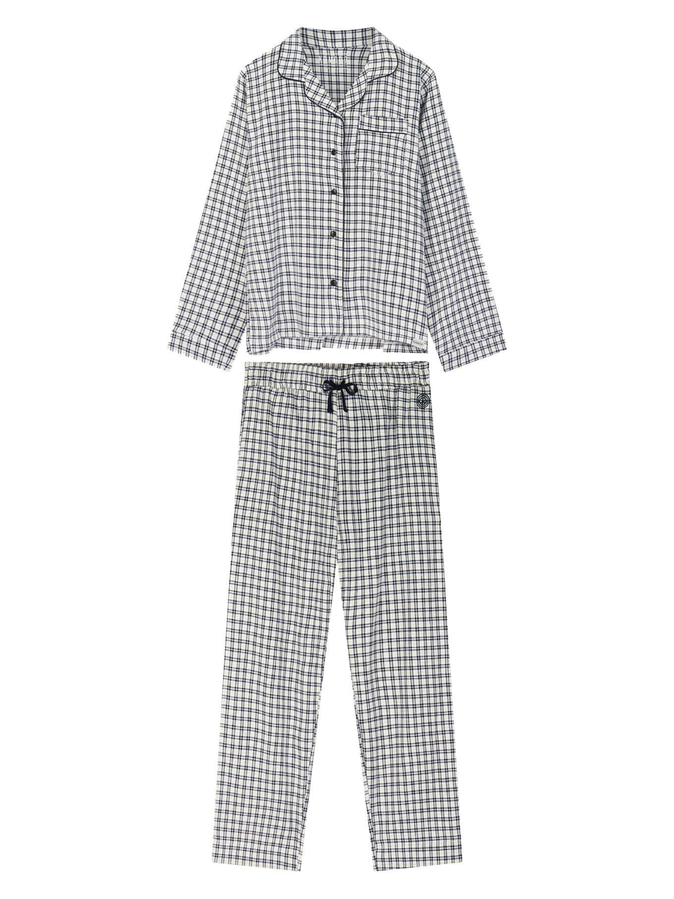 JIM JAM Womens - GOTS Organic Cotton Pyjama Set White