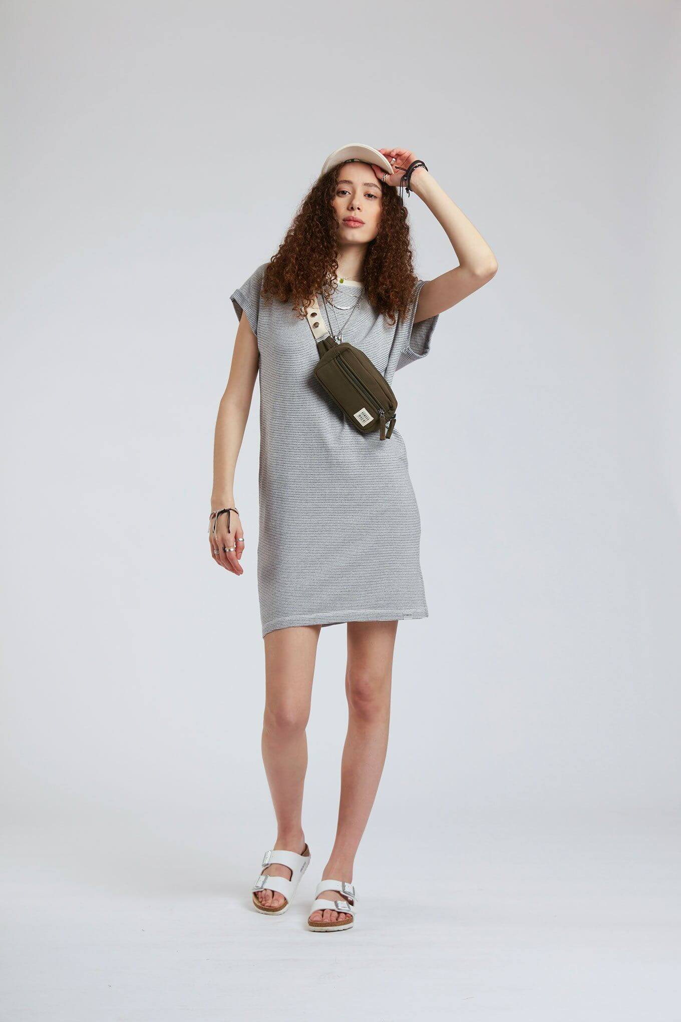 Bags - BLIMEY - Organic Cotton Unisex Bumbag Khaki