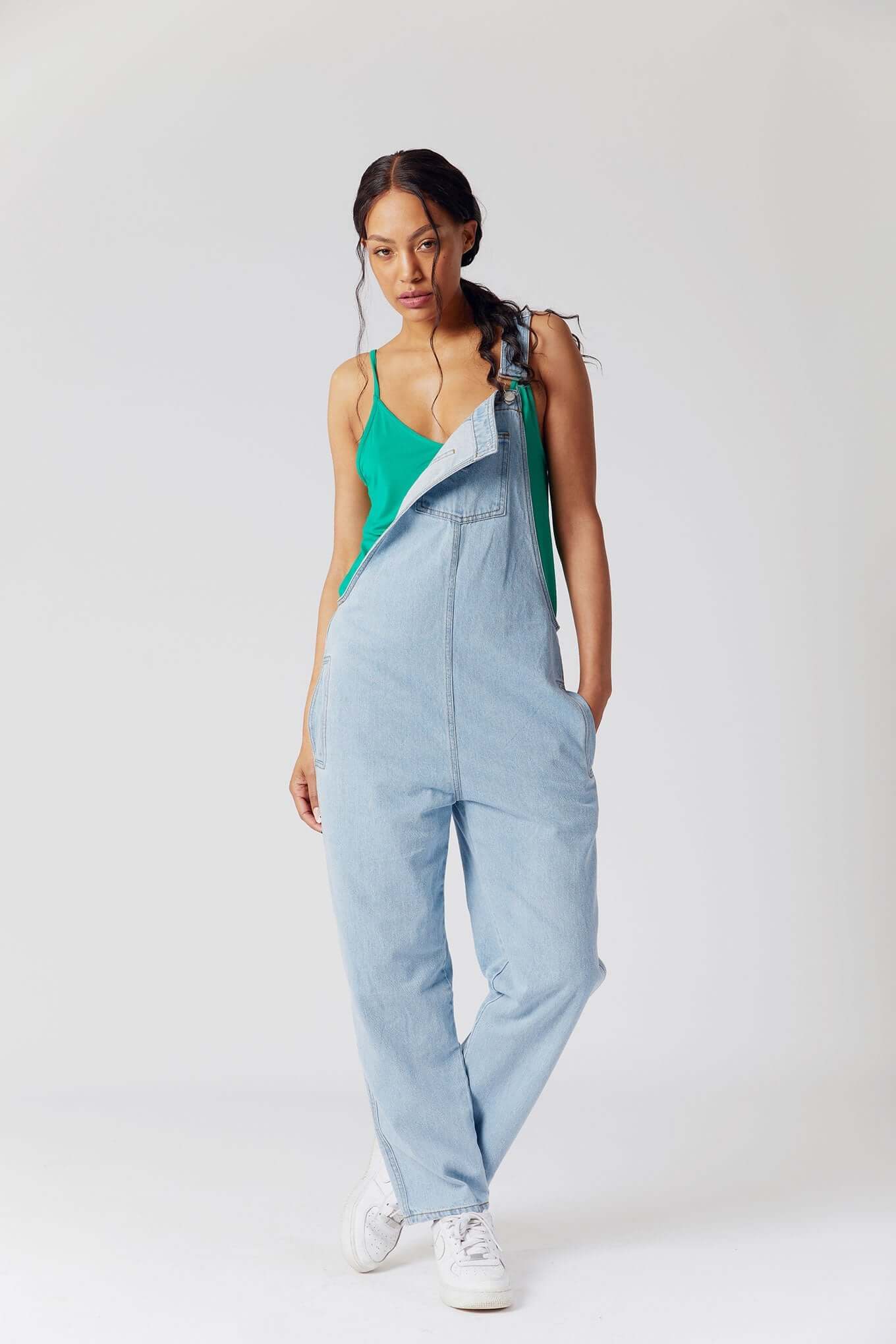 Dungarees - JOY Organic Cotton Dungarees Light Blue
