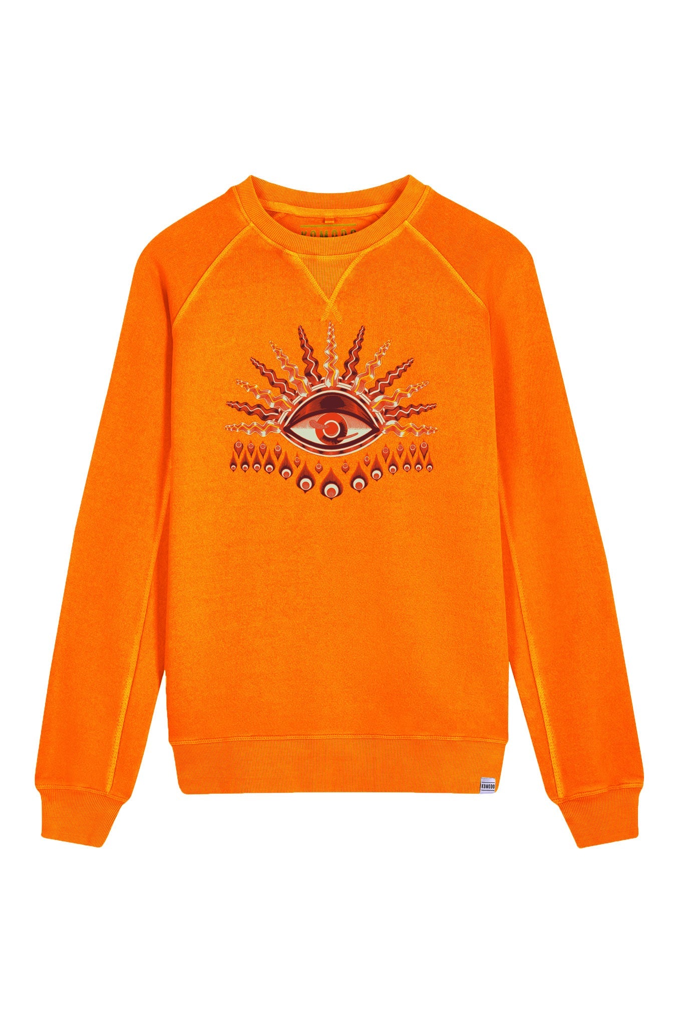 Jumper - KOMODO'S EYE Organic Cotton Crewneck Orange