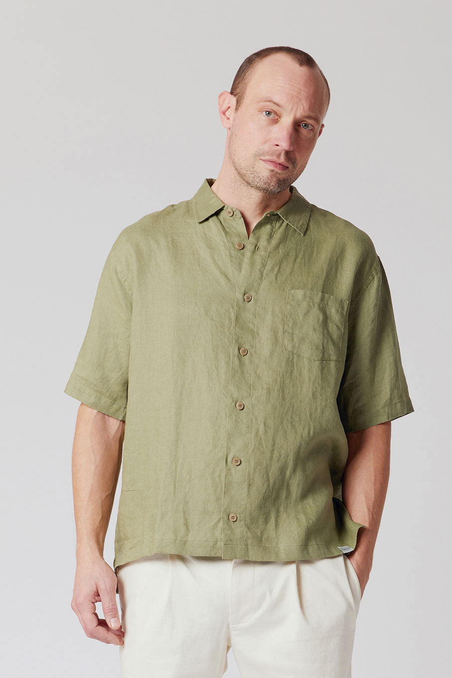 Shirt - DINGWALLS Shirt Sage Green