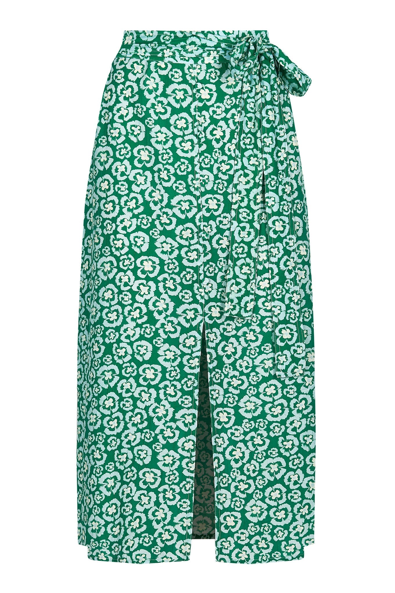 Skirt - PANSY Floral Printed Rayon Skirt
