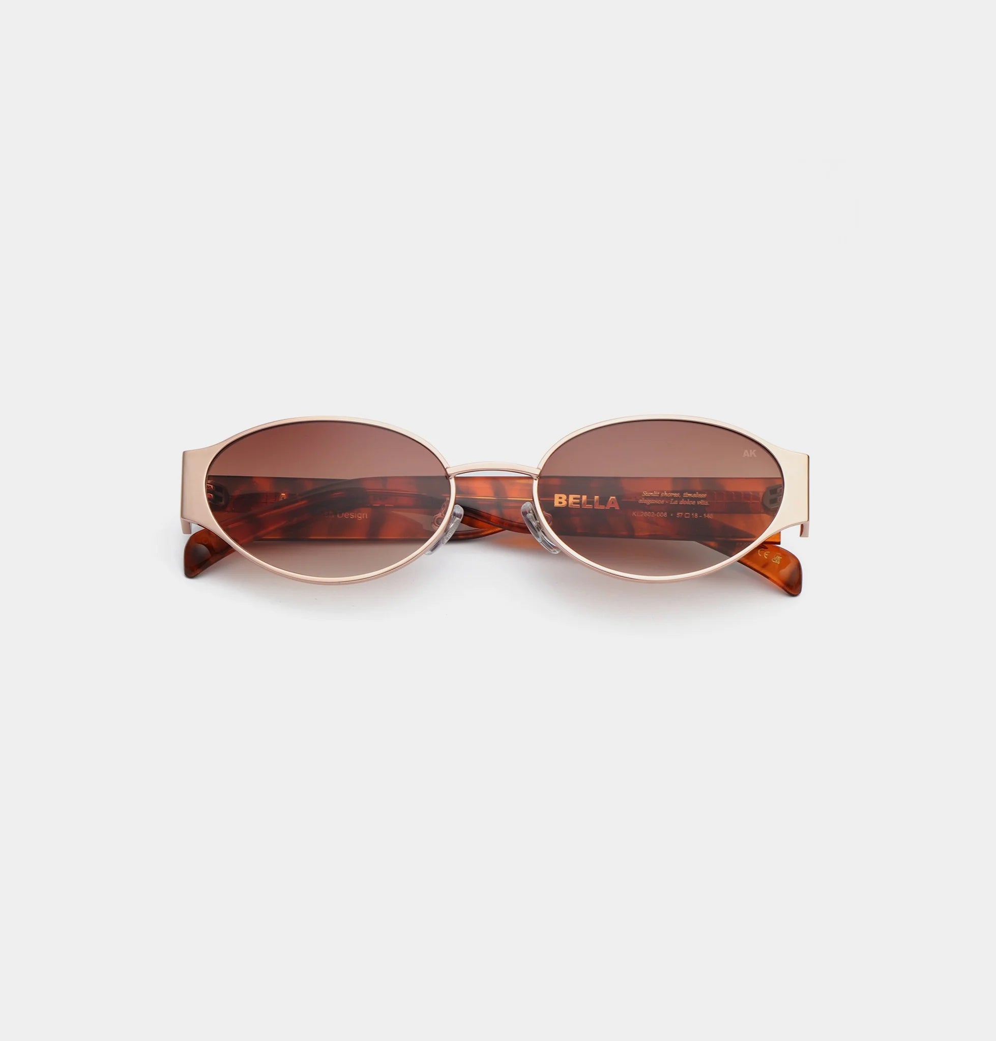 BELLA - Rosegold Havana Sunglasses by A.Kjaerbede