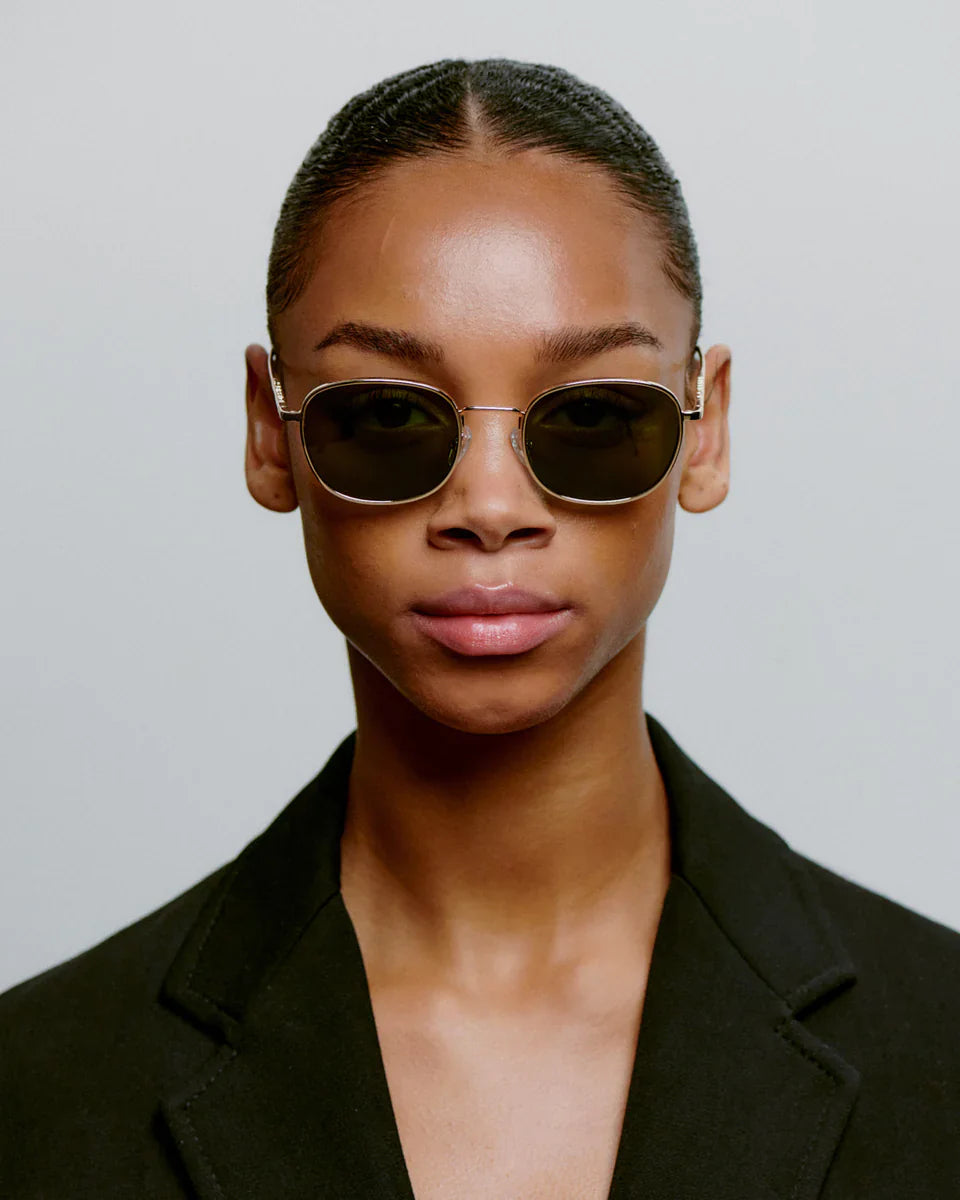 HELLO - Gold Sunglasses by A.Kjaerbede