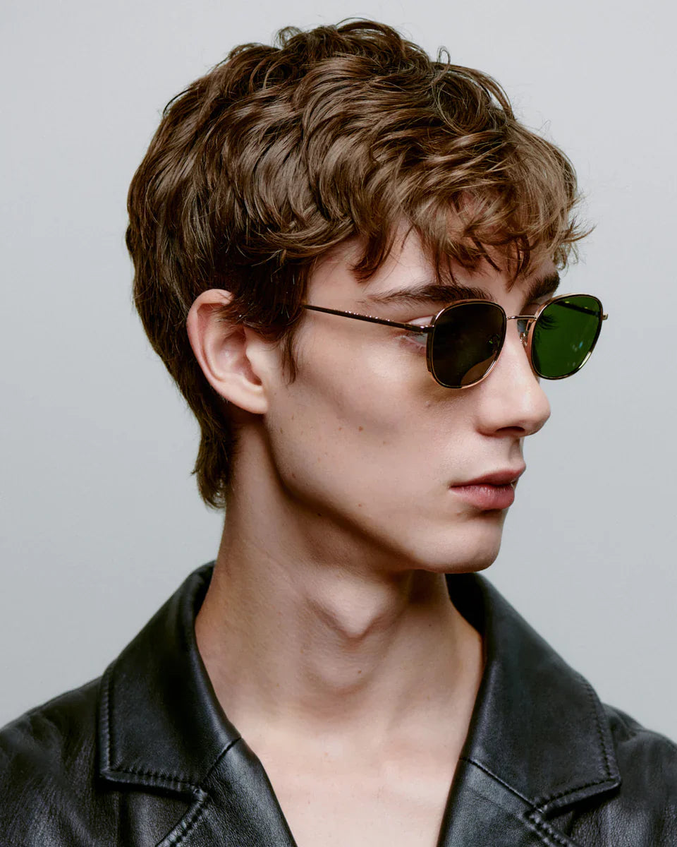 HELLO - Gold Sunglasses by A.Kjaerbede