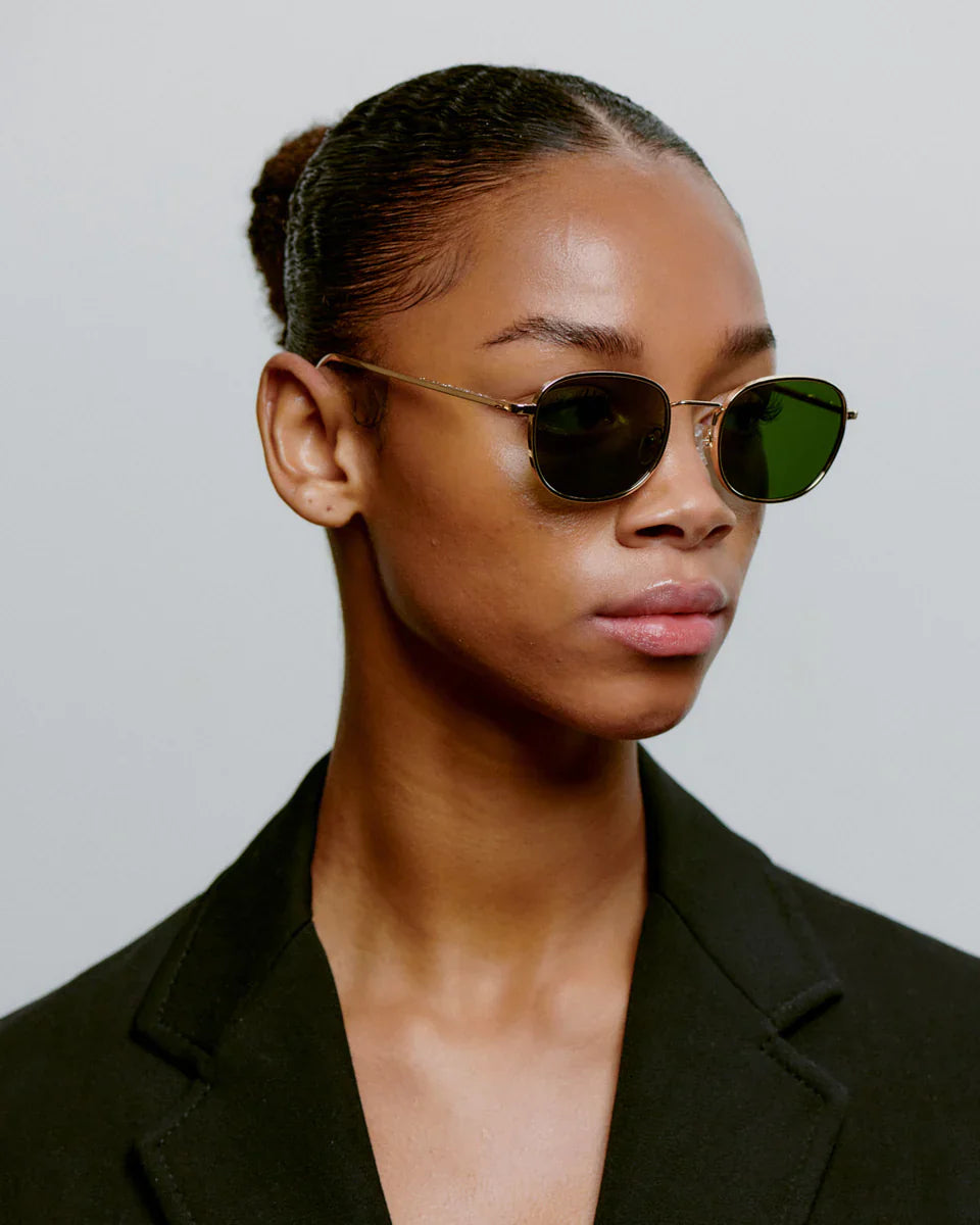 HELLO - Gold Sunglasses by A.Kjaerbede