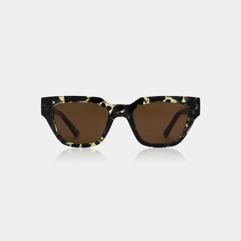 KAWS - Black / Yellow Tortoise Sunglasses by A.Kjaerbede