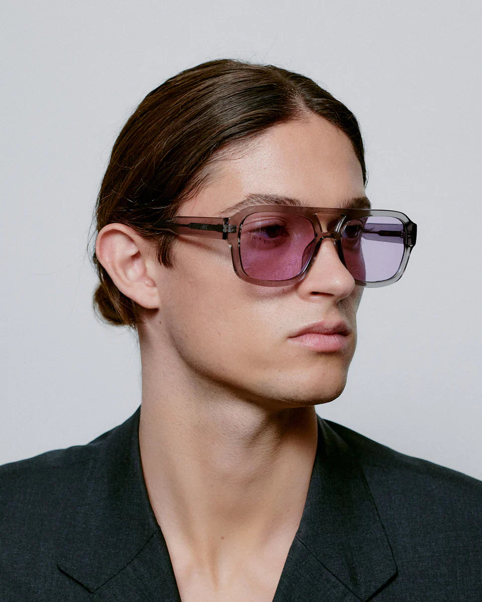 KAYA - Grey Transparent Sunglasses by A.Kjaerbede