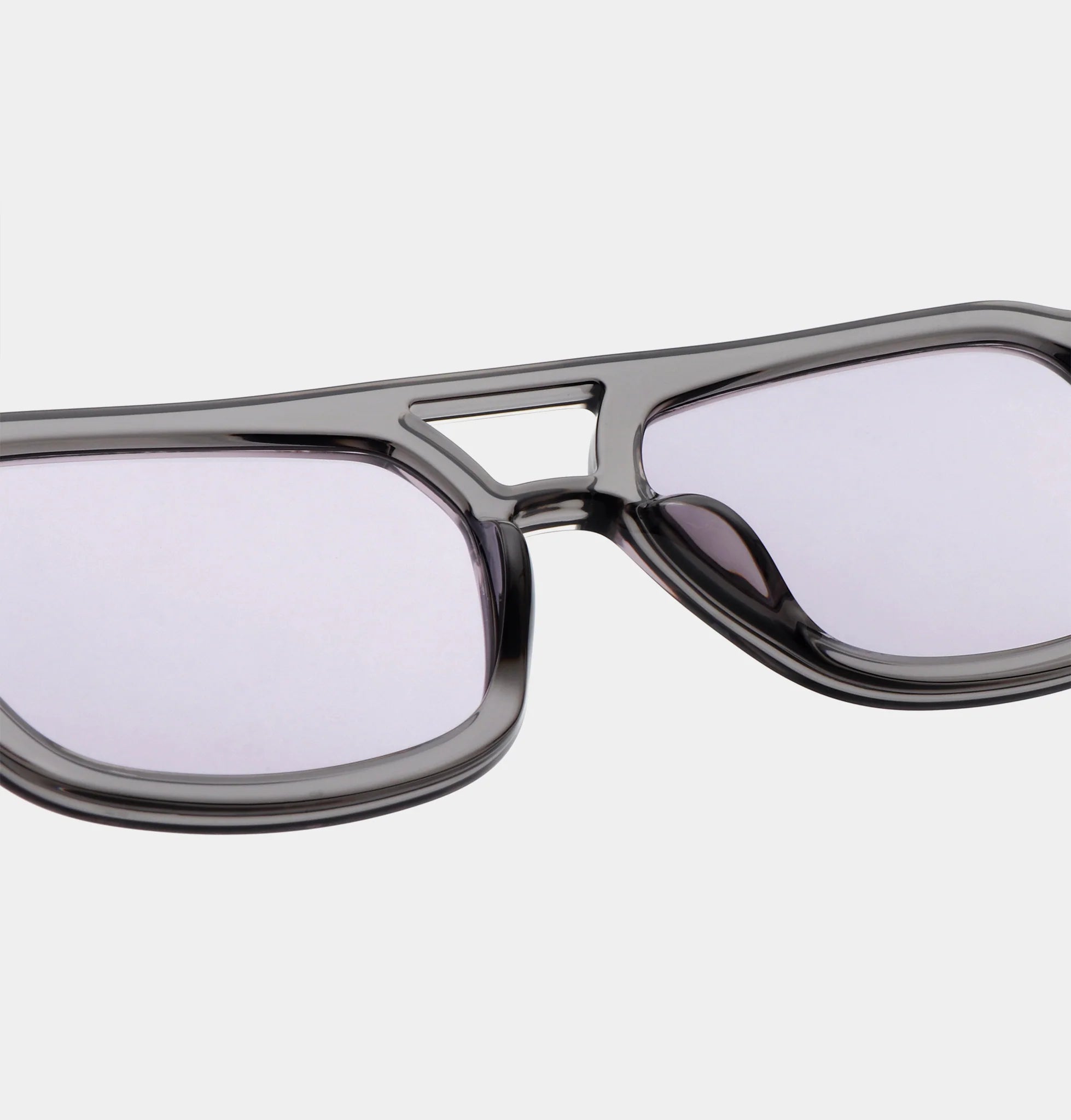KAYA - Grey Transparent Sunglasses by A.Kjaerbede