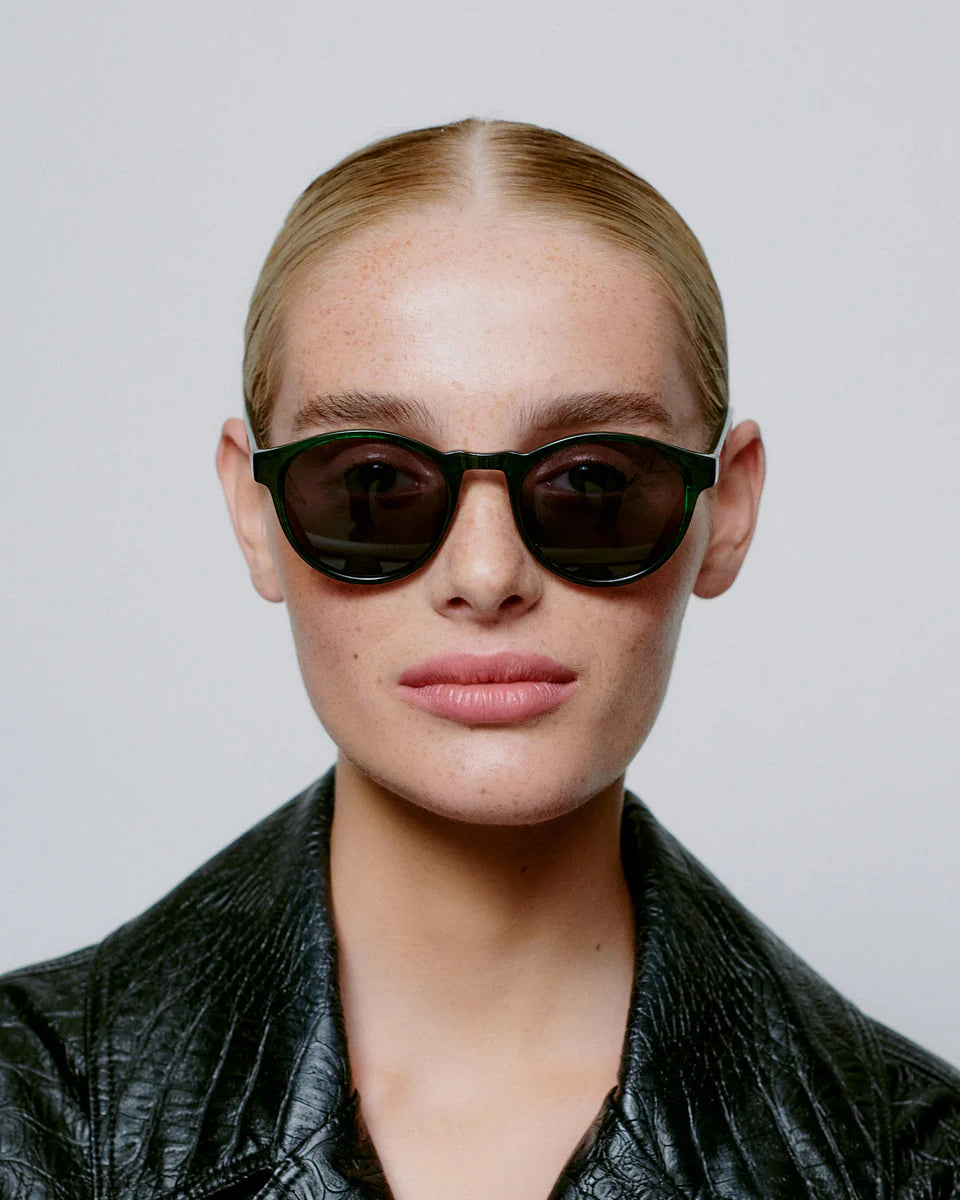 MARVIN- Green Marble Transparent Sunglasses by A.Kjaerbede