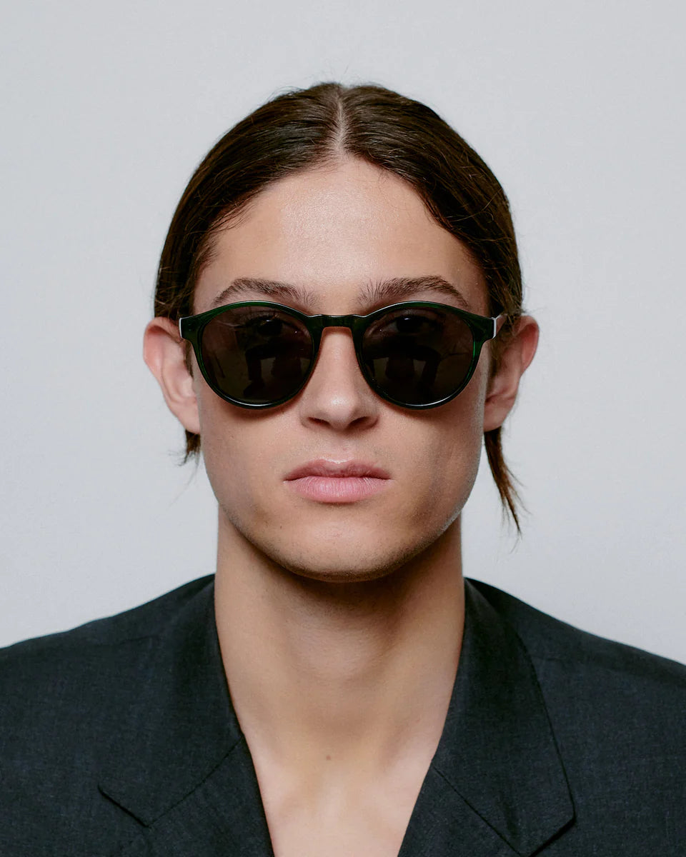 MARVIN- Green Marble Transparent Sunglasses by A.Kjaerbede