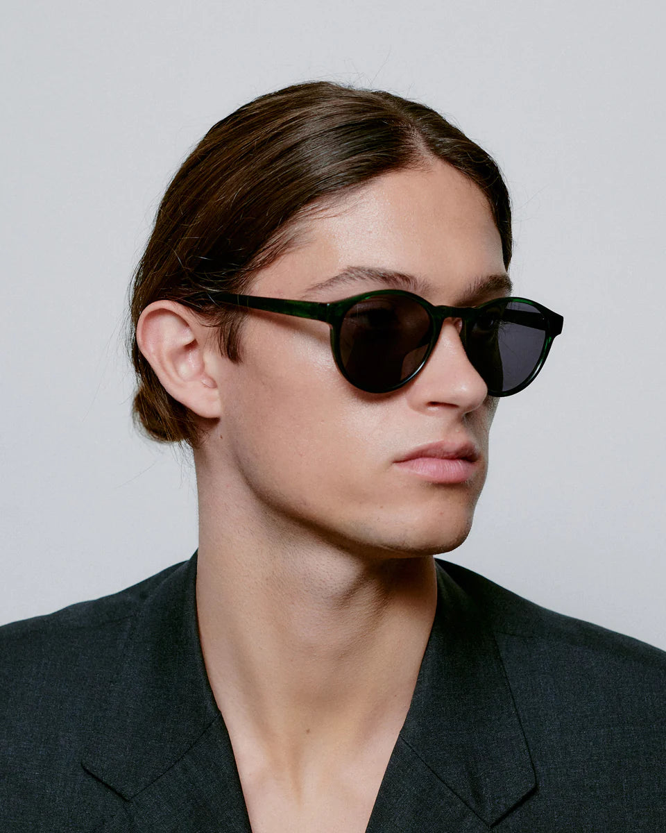 MARVIN- Green Marble Transparent Sunglasses by A.Kjaerbede