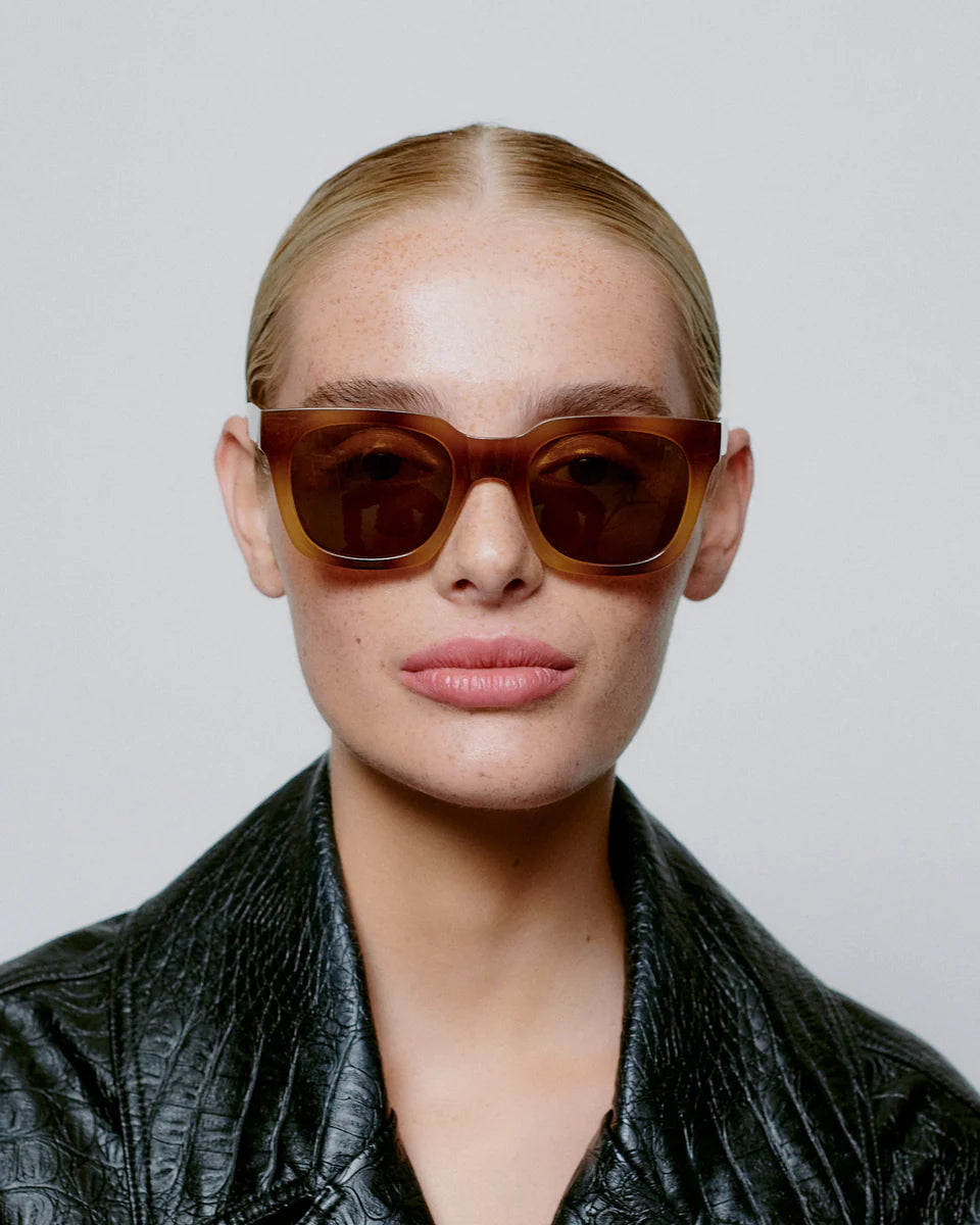 NANCY - Demi Brown Sunglasses by A.Kjaerbede