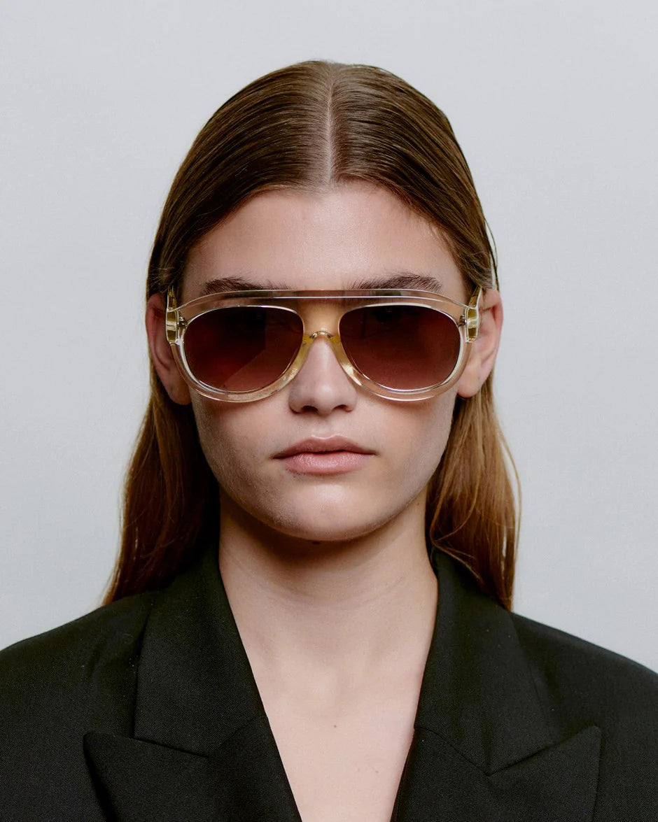 RIO - Ecru Transparent Sunglasses by A.Kjaerbede