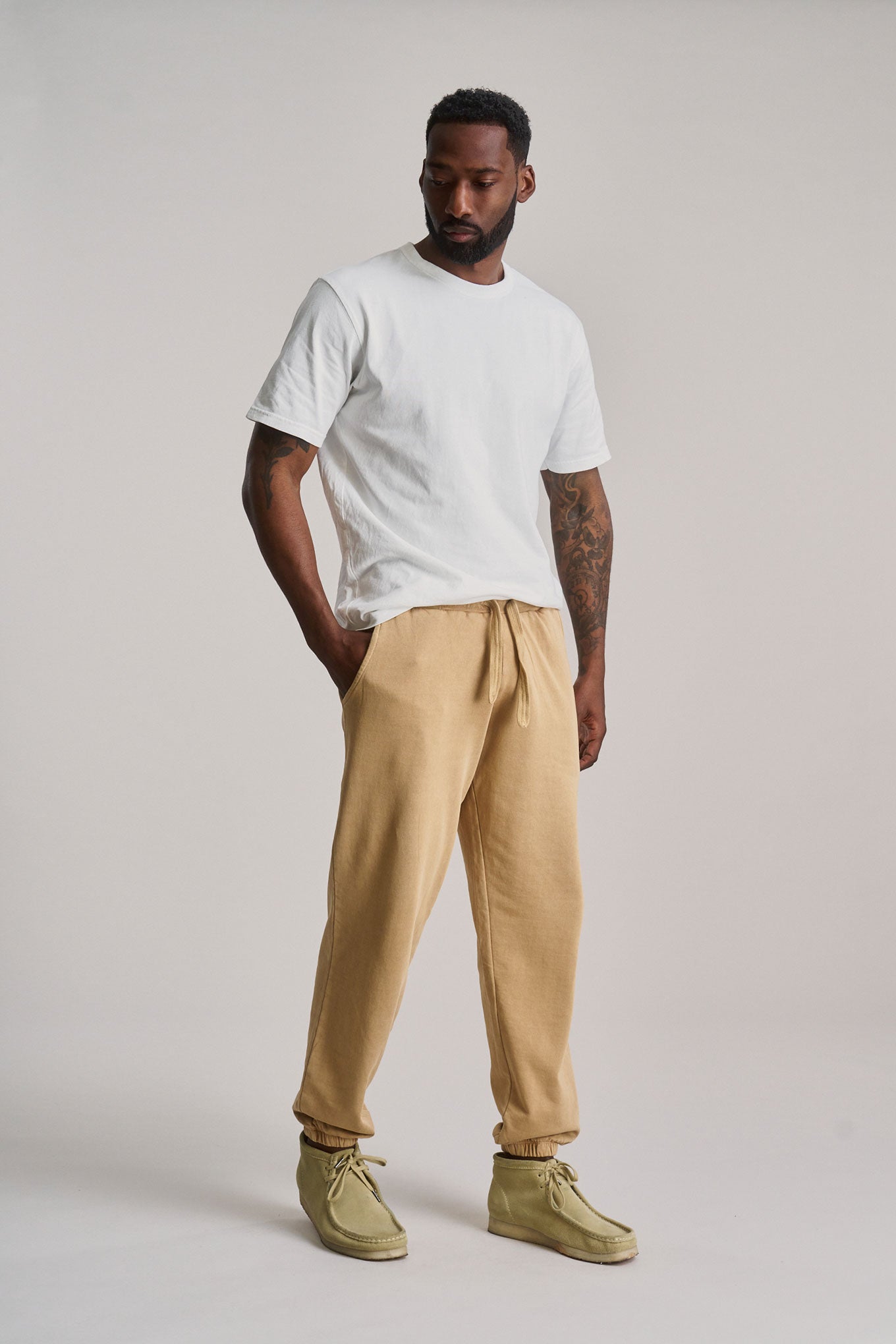 ADAM GOTS Organic Cotton Jogger - Croissant