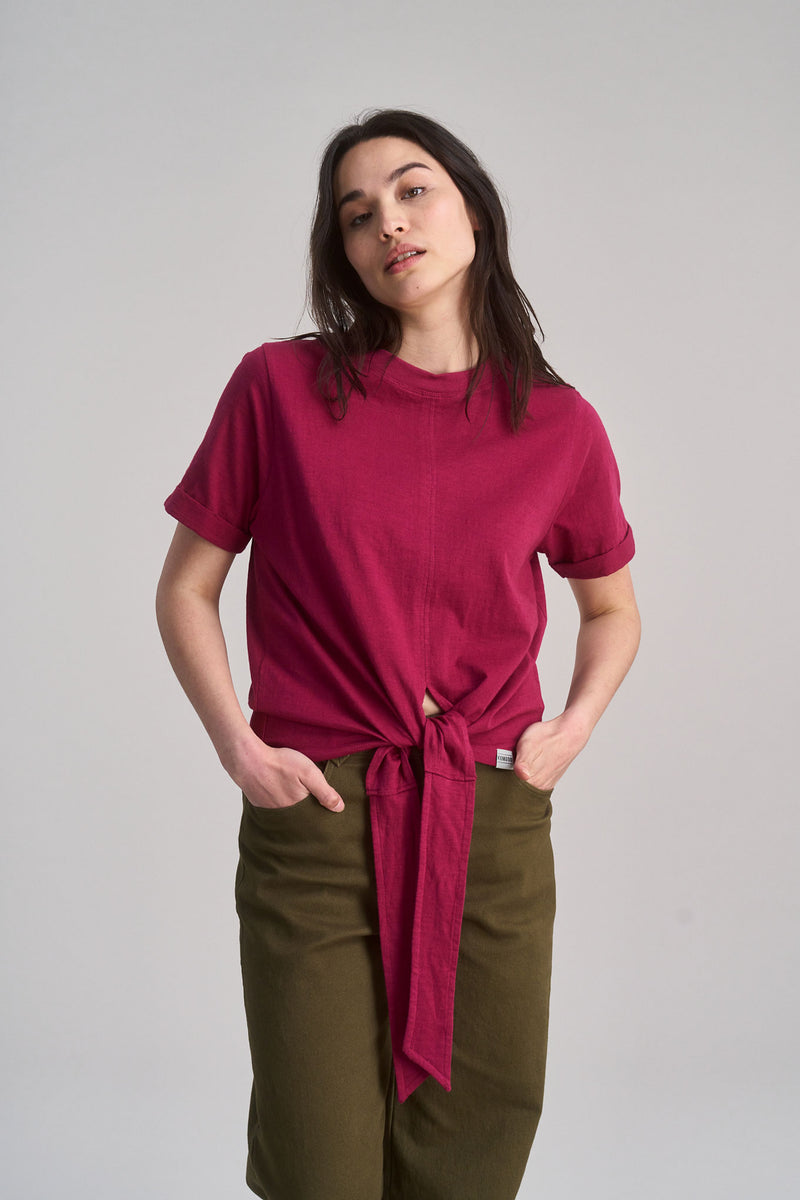 ANISA - Organic Cotton Top - Berry