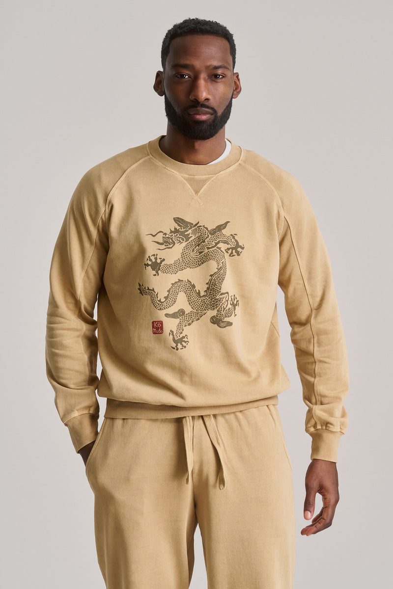 DRAGON Organic Cotton Sweat - Croissant
