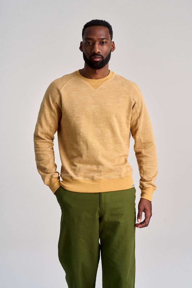 ANTON - Organic cotton sweat - Sand melange
