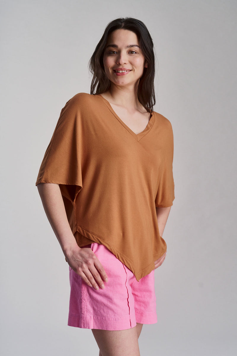 ARIA - Modal Jersey Top - Golden Mustard