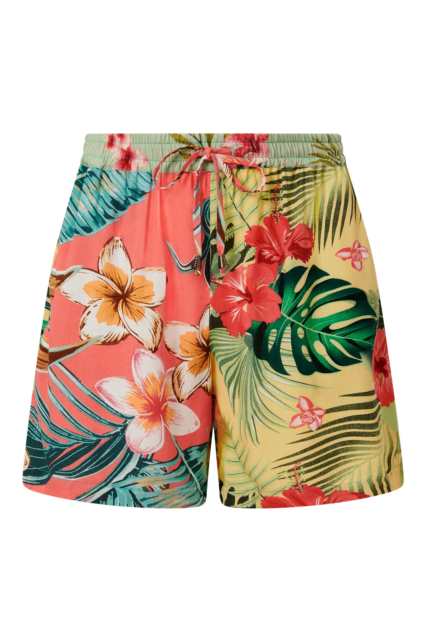 GRACE - Rayon Shorts - Tropical