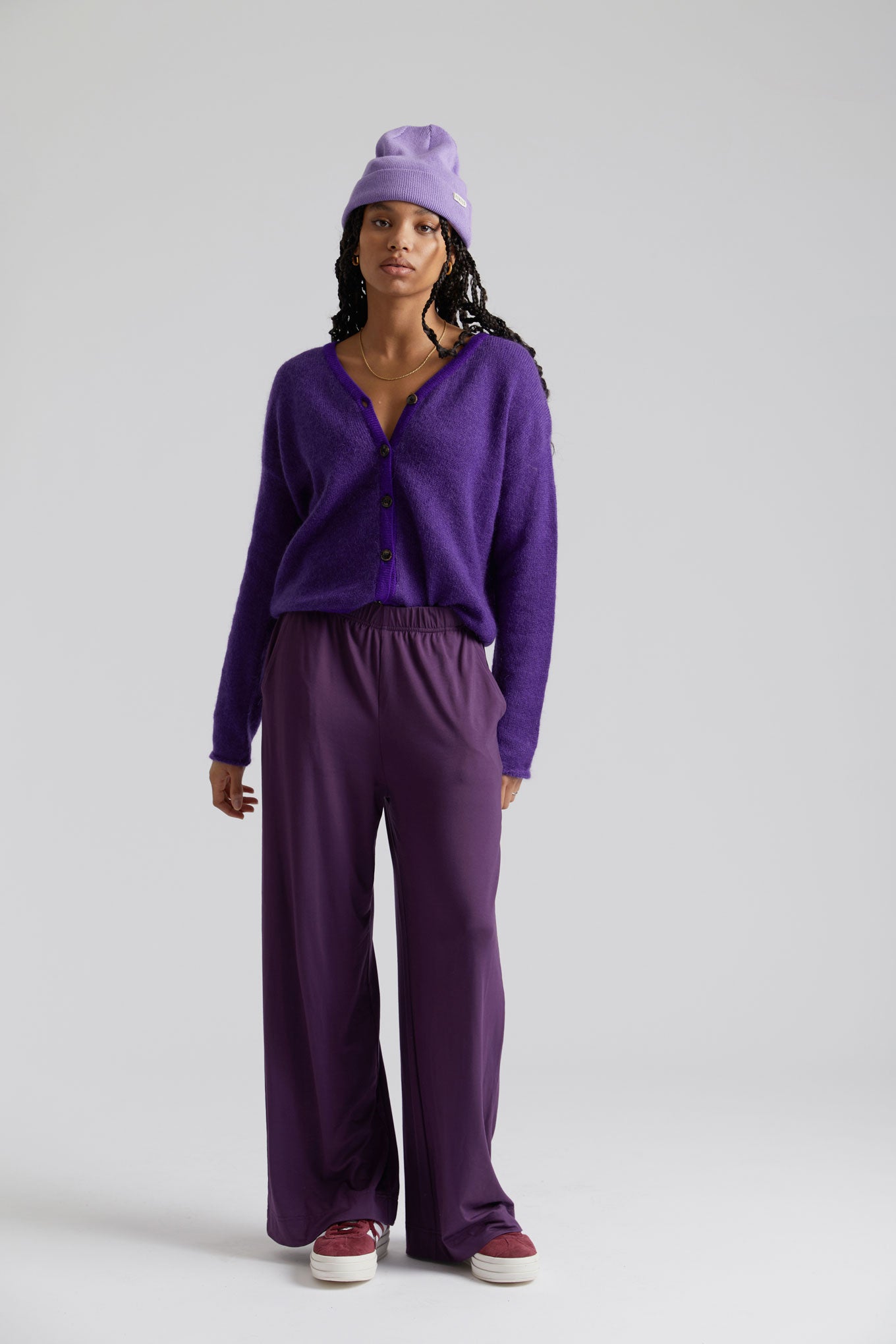 BINITA - Modal Jersey Trouser Mauve