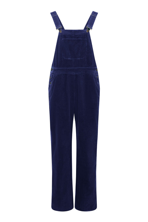 LENI Organic Cotton Cord Dungaree - Navy