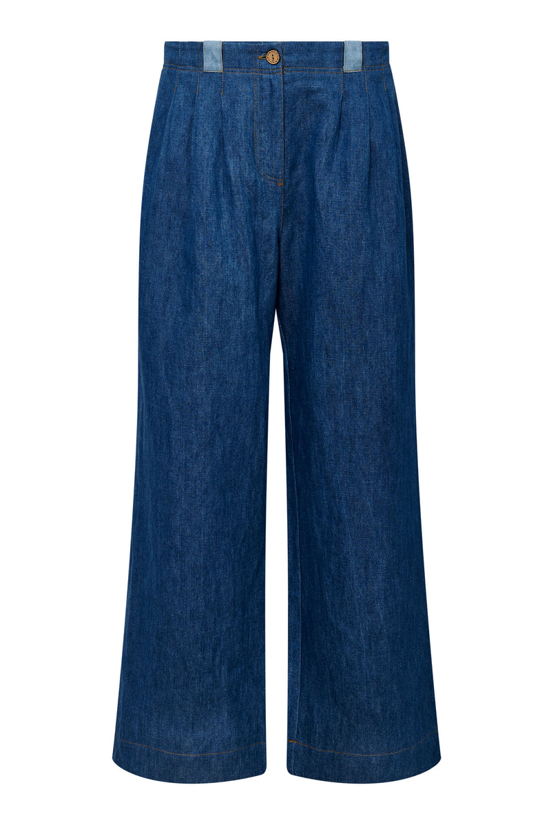 Komodo Safari Womens Organic Cotton Trouser Wave Print
