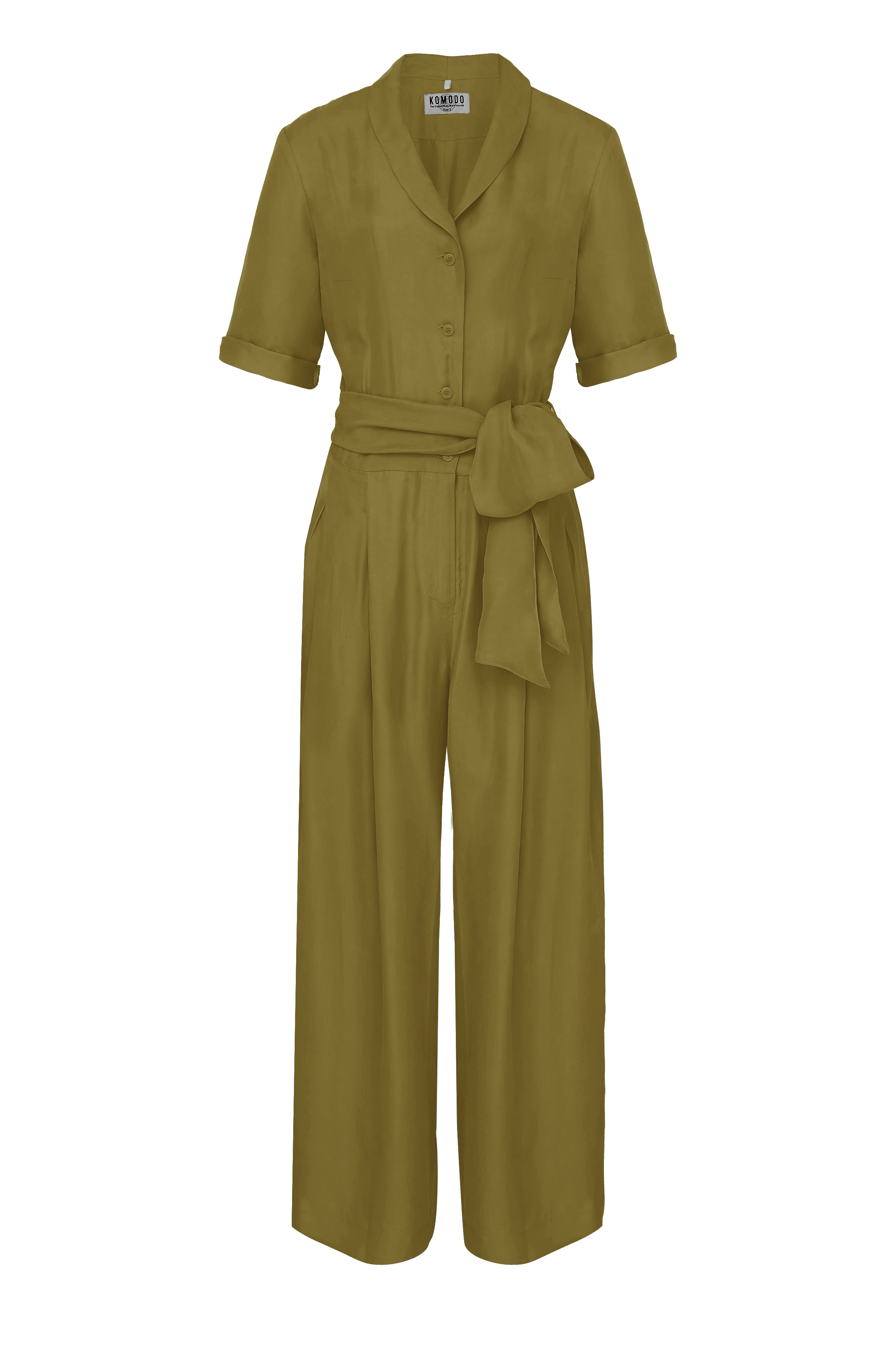 PLANET - Rayon Jumpsuit Khaki
