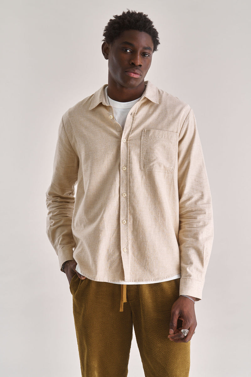 SPECTRE Organic Cotton Shirt - Sand