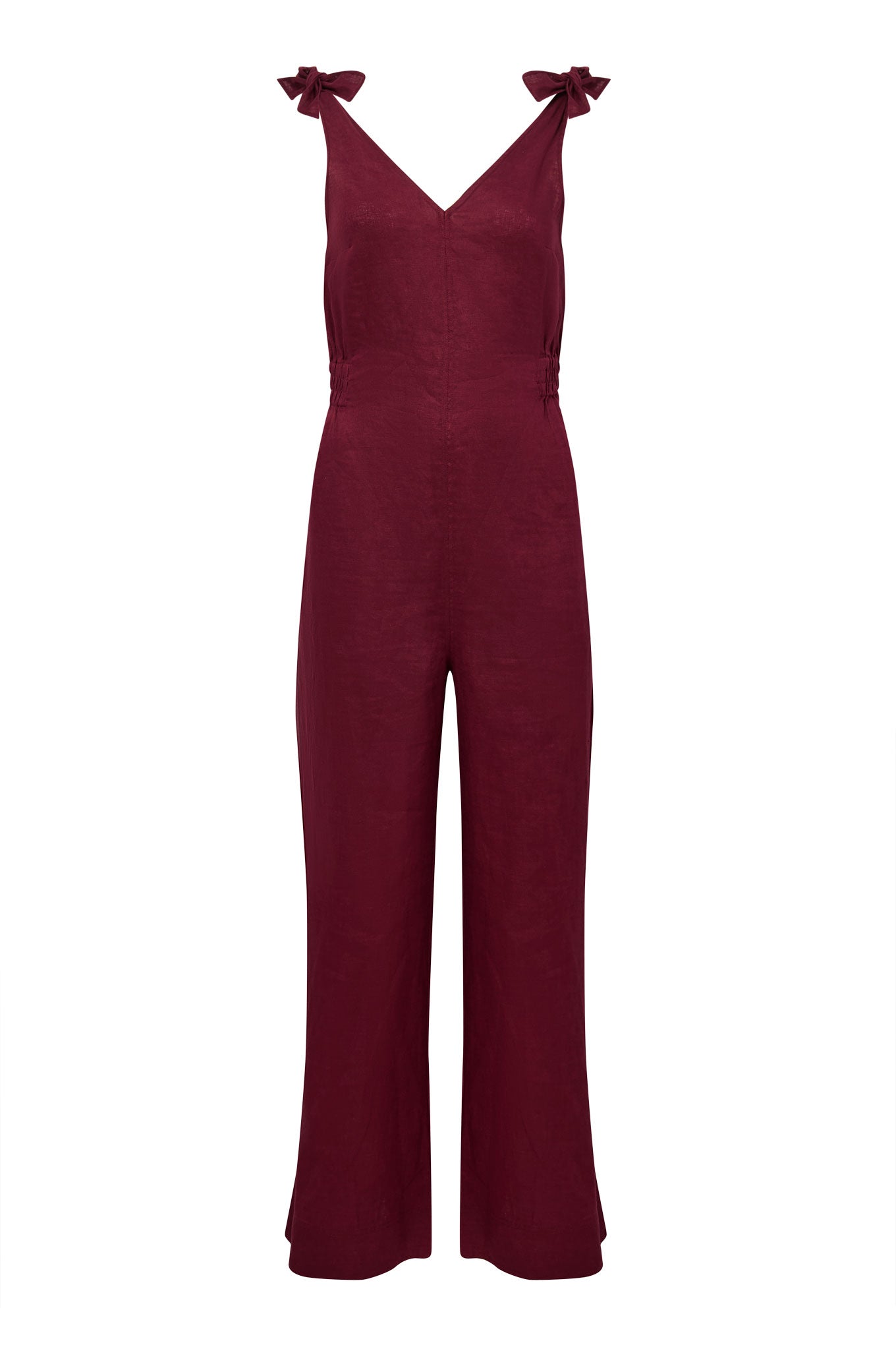 FLOSS - Linen berry Jumpsuit