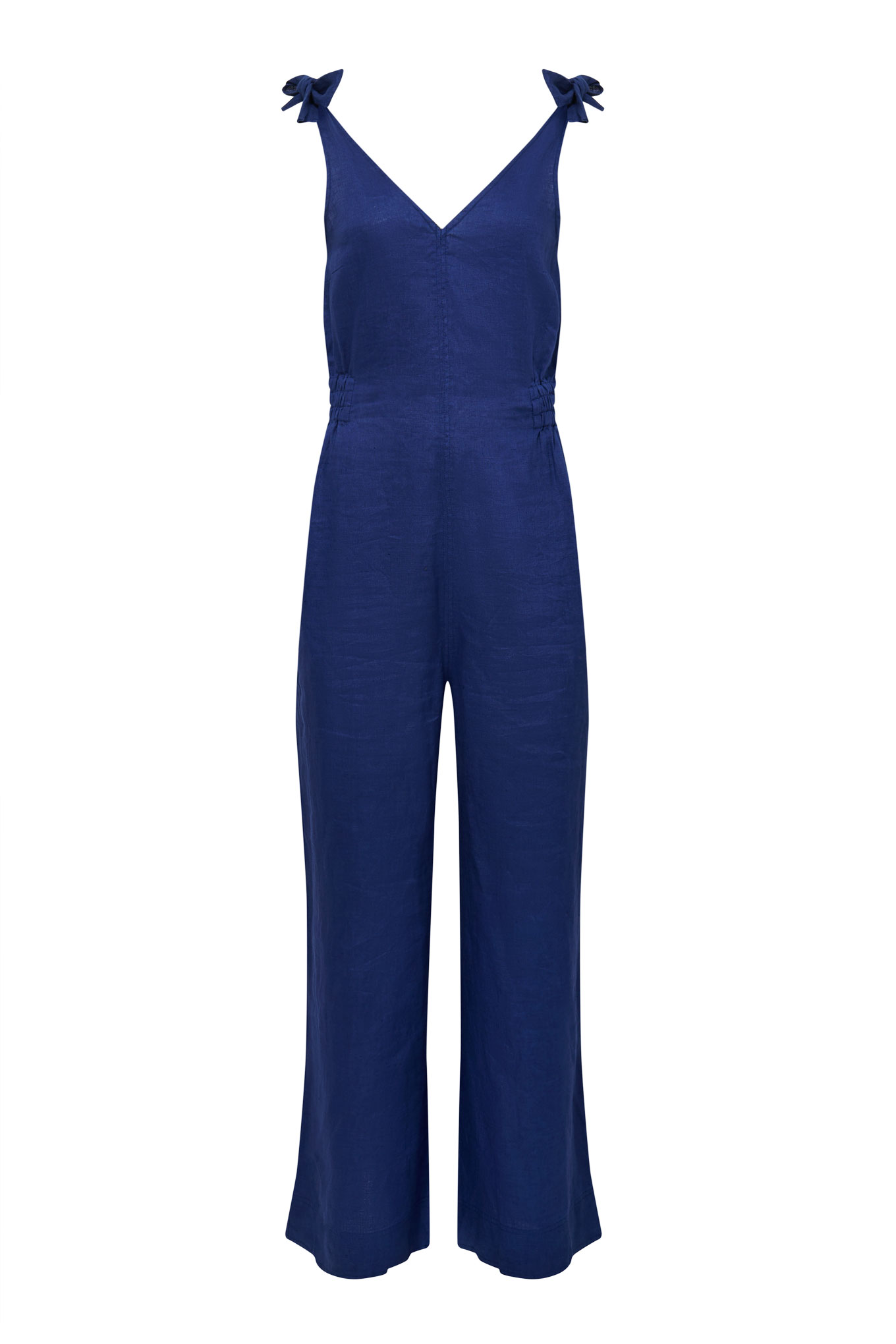 FLOSS - Linen Navy Jumpsuit