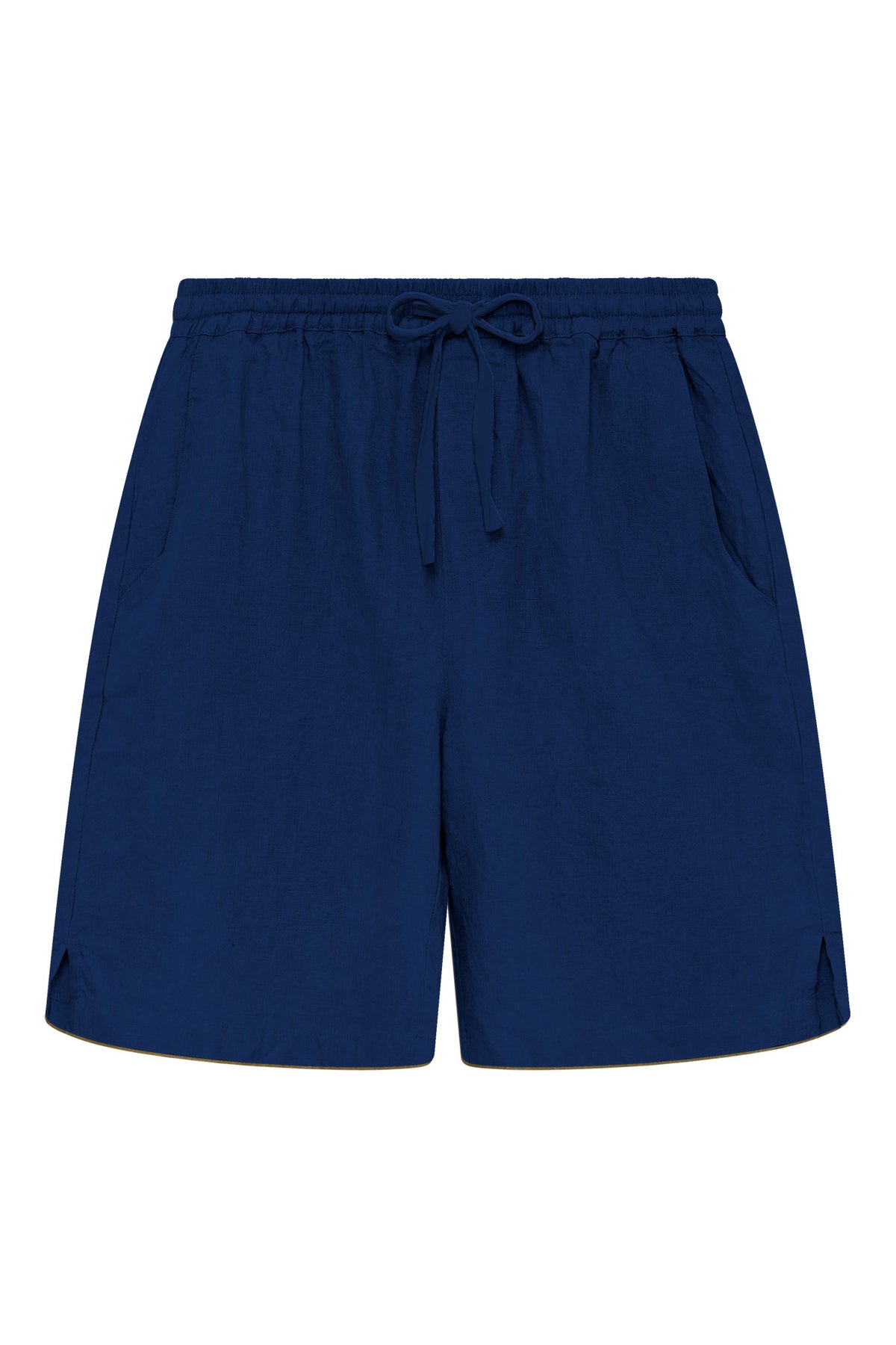 JERRY - Linen Shorts Navy