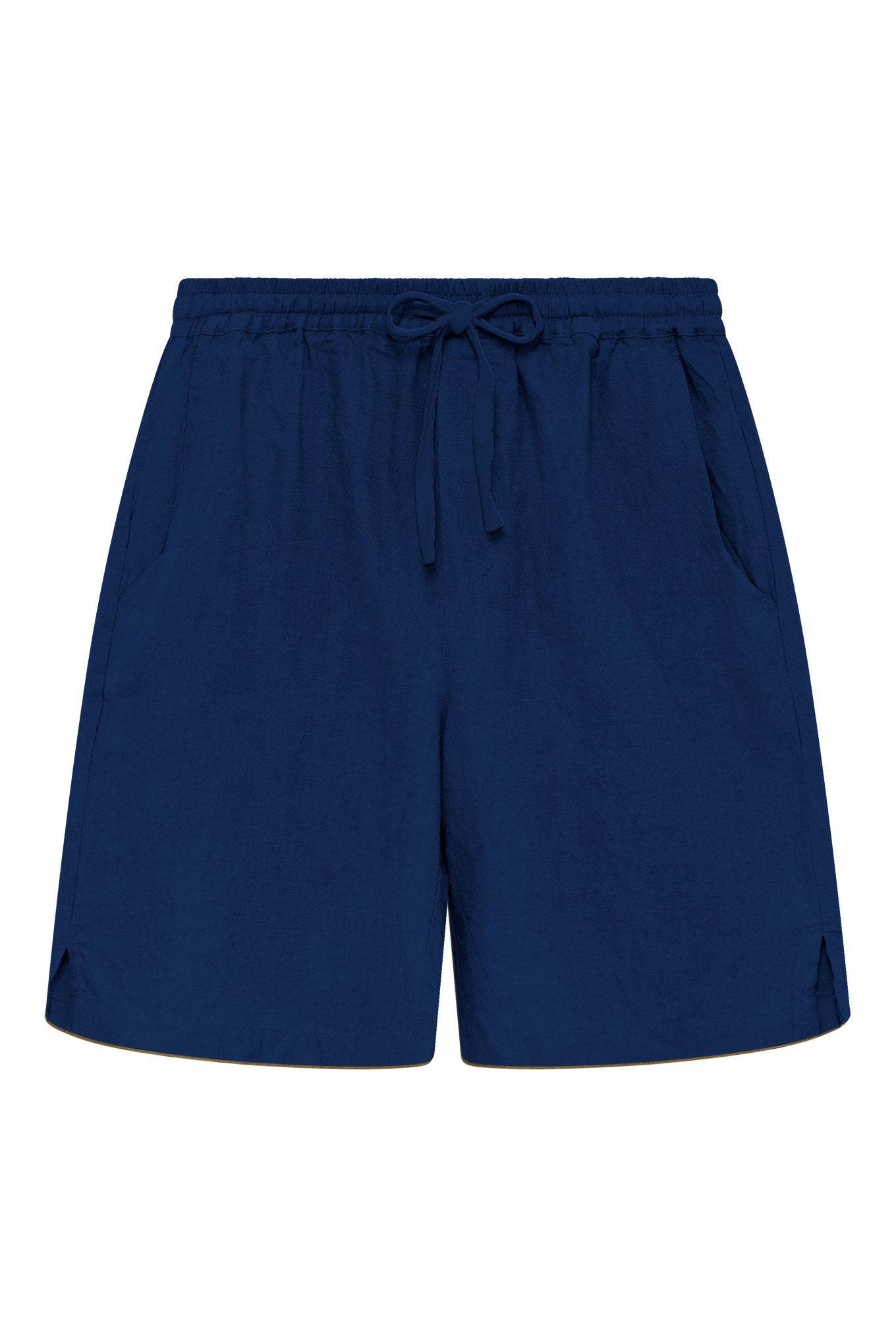 JERRY - Linen Shorts Navy