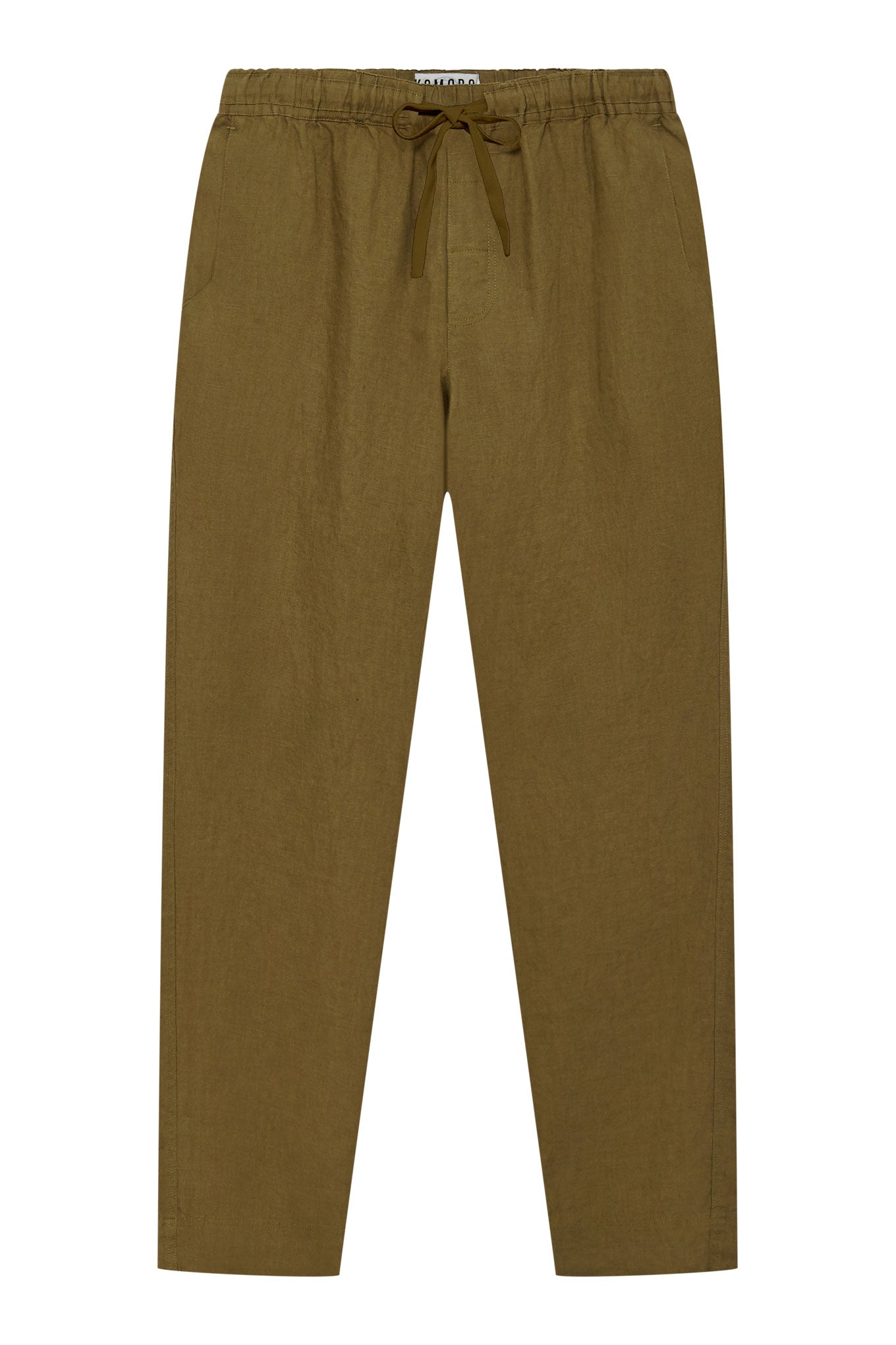 AUGUST - Organic Linen Trouser Khaki