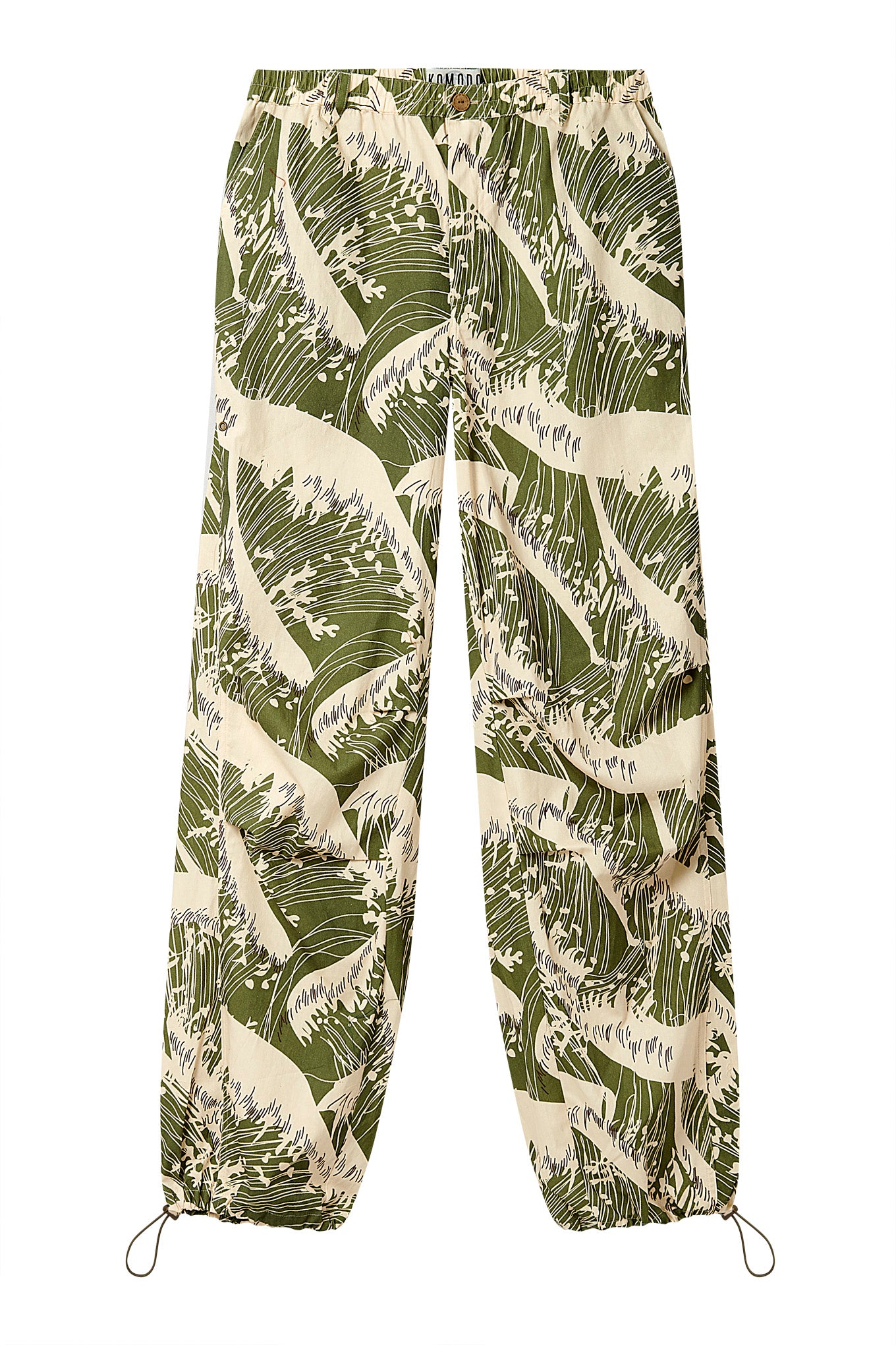 SAFARI - Womens Organic Cotton Trouser - Wave Print