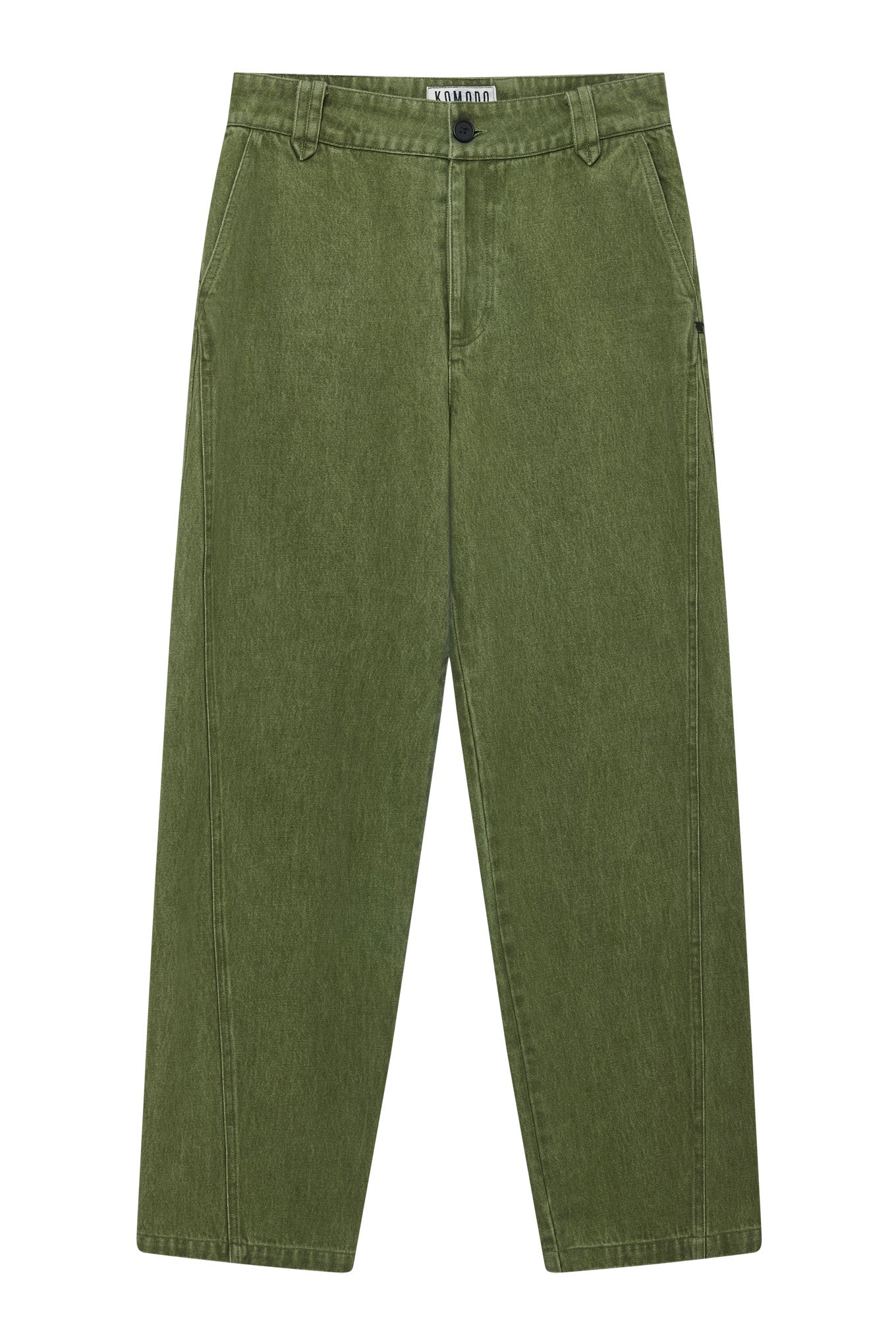 MAKULU Organic Cotton Trouser - Green Wash