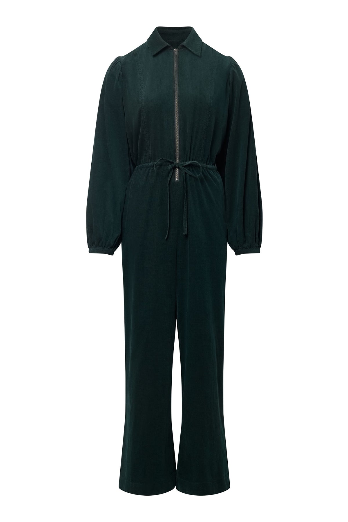 AMRITA Organic Cotton Corduroy Jumpsuit - Dark Marine