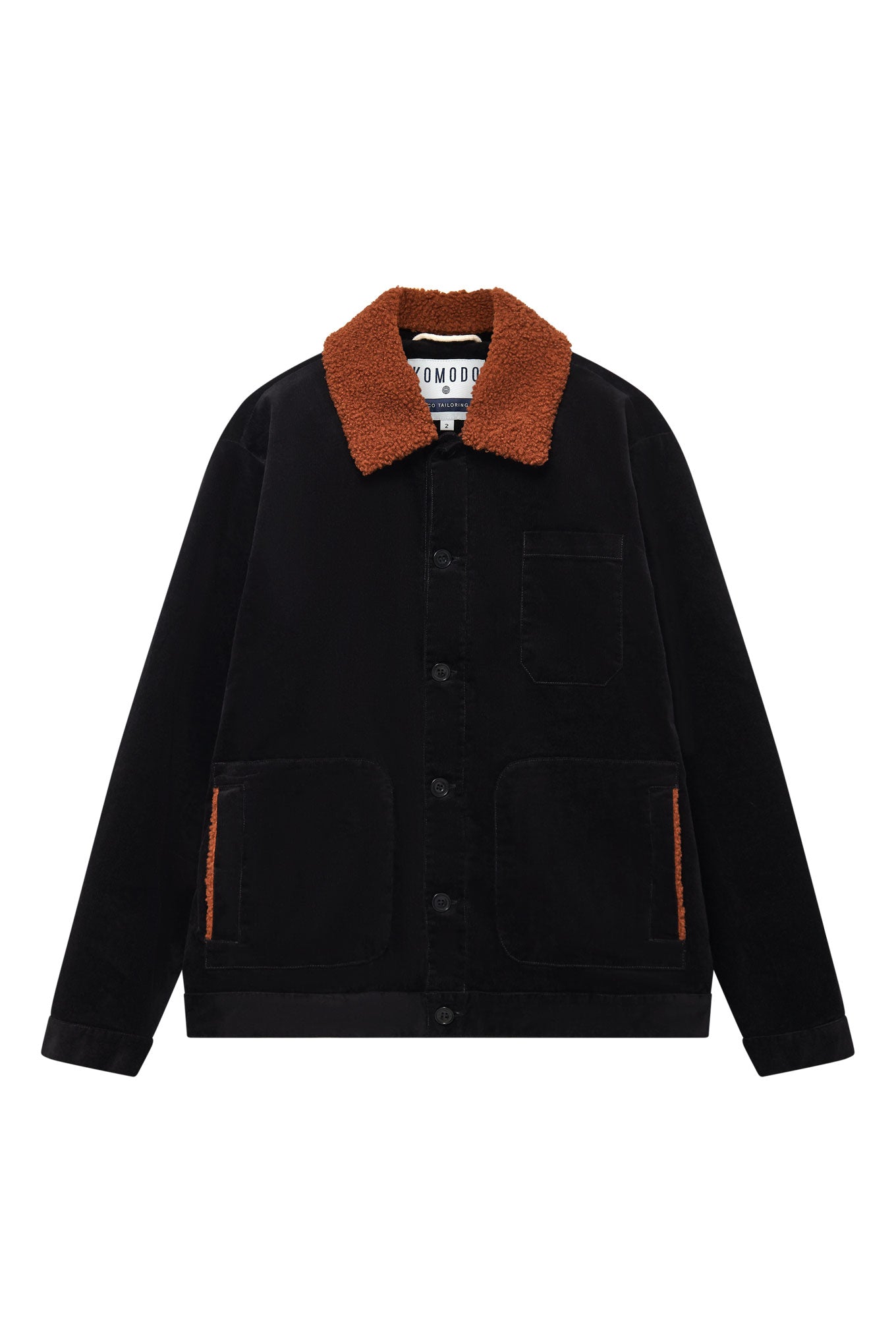 JAMARI - Organic Cotton Cord Jacket Black