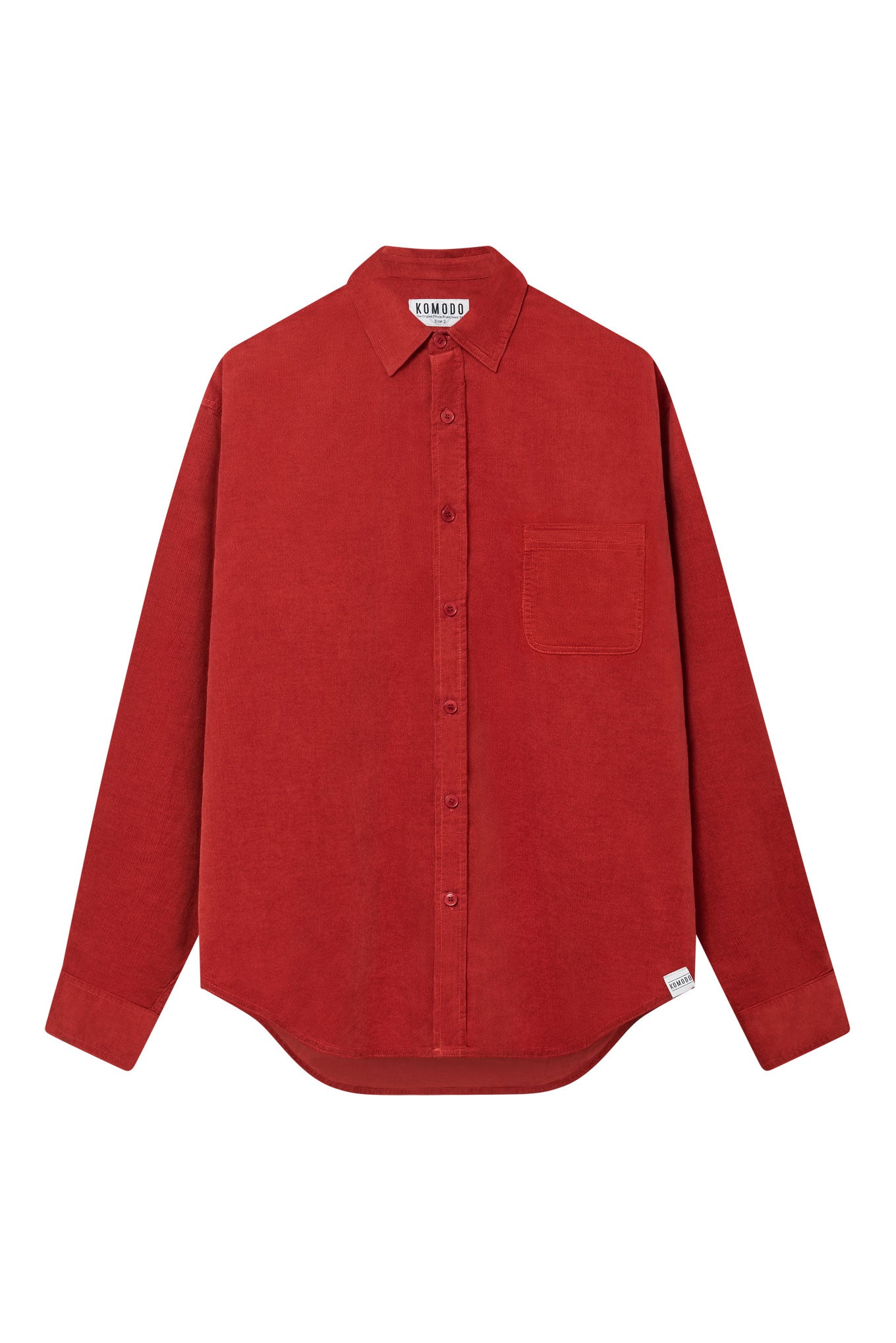 ABEL Organic Corduroy Shirt - Terracotta