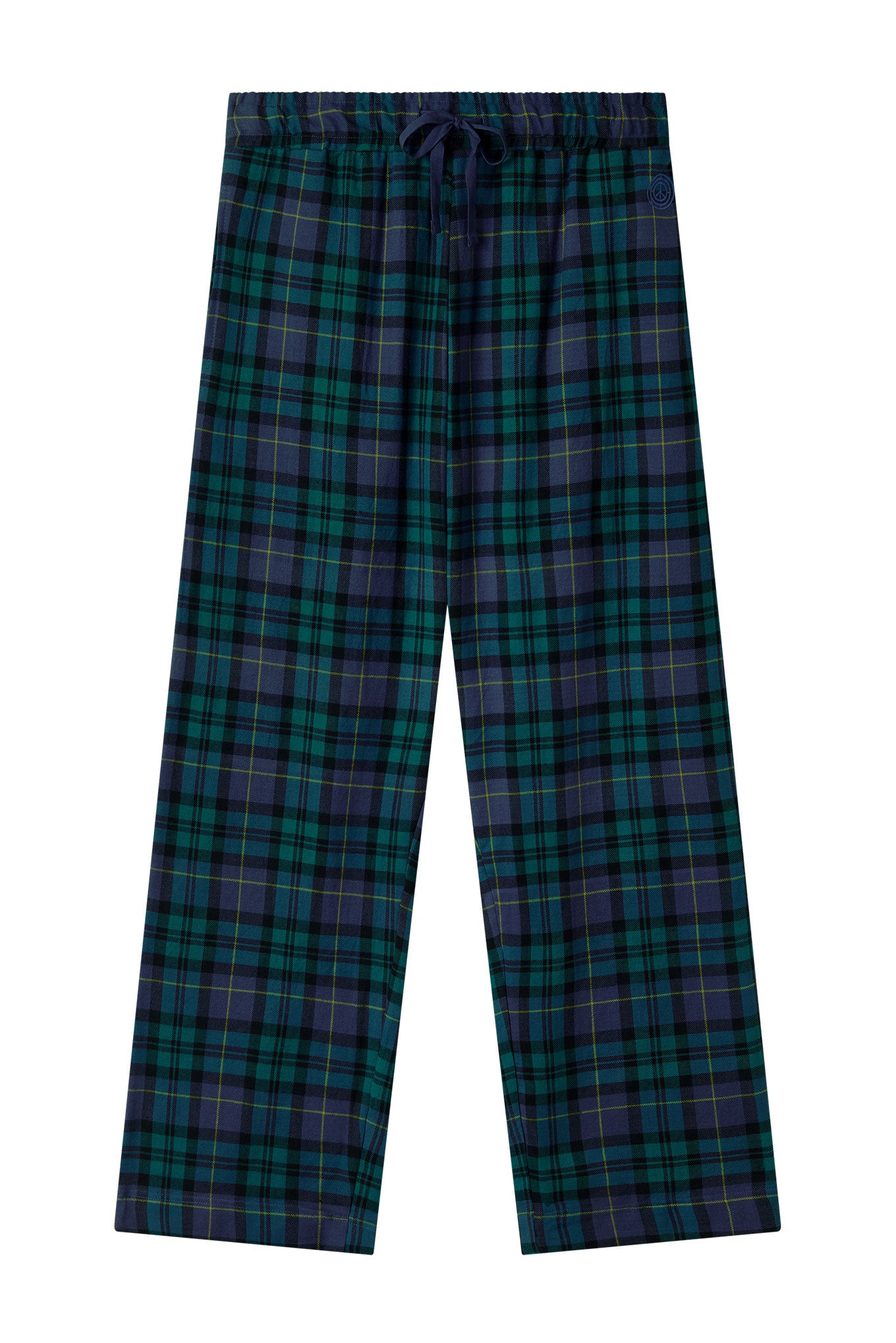 JIM JAM Womens Organic Cotton Pyjama Bottoms - Black Watch