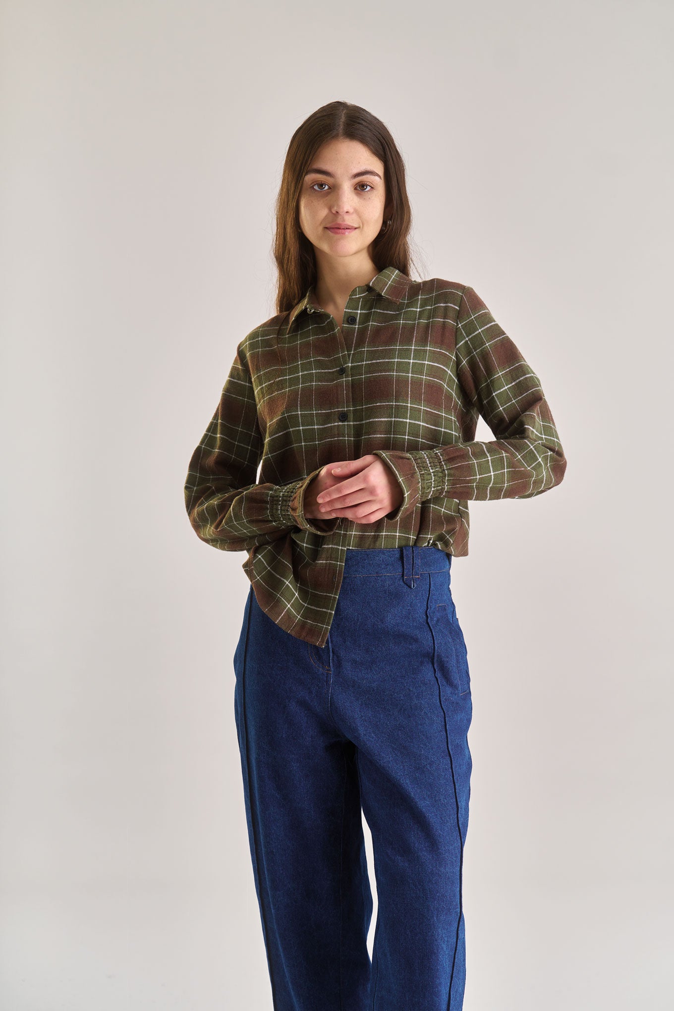 PAGE Organic Cotton Shirt - Green