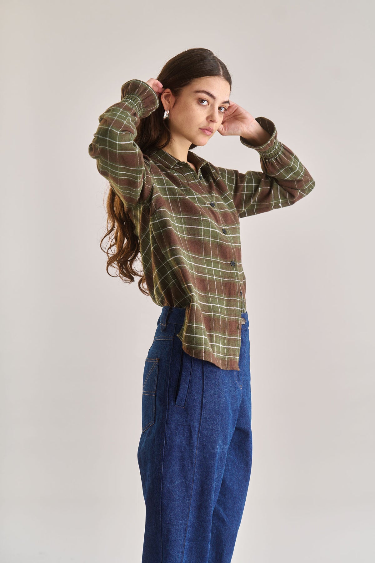 PAGE Organic Cotton Shirt - Green