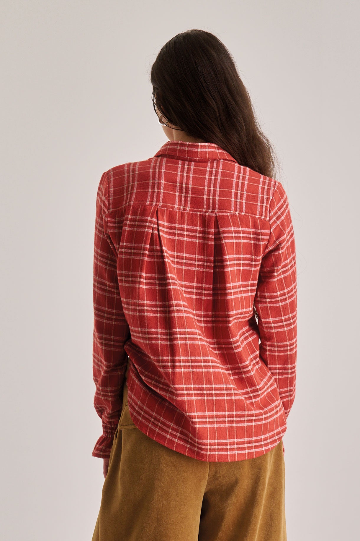 PAGE Organic Cotton Shirt - Red