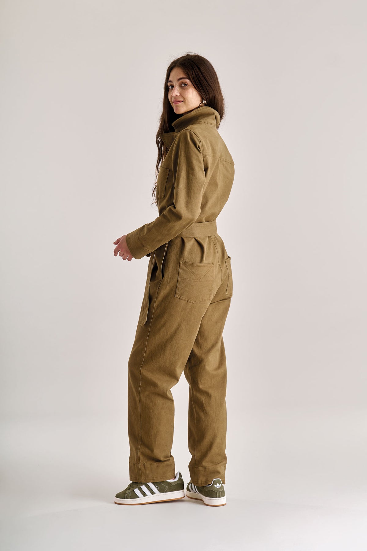 LYON Organic Cotton Jumpsuit - Olive