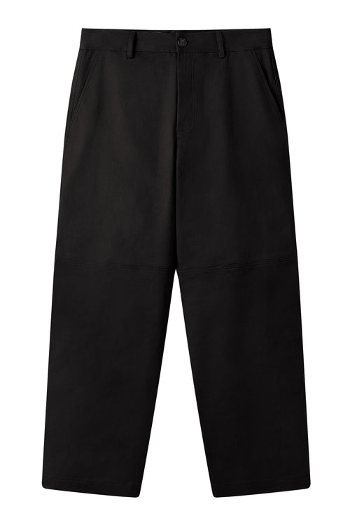 THEO Organic Cotton Tencel Trouser - Black